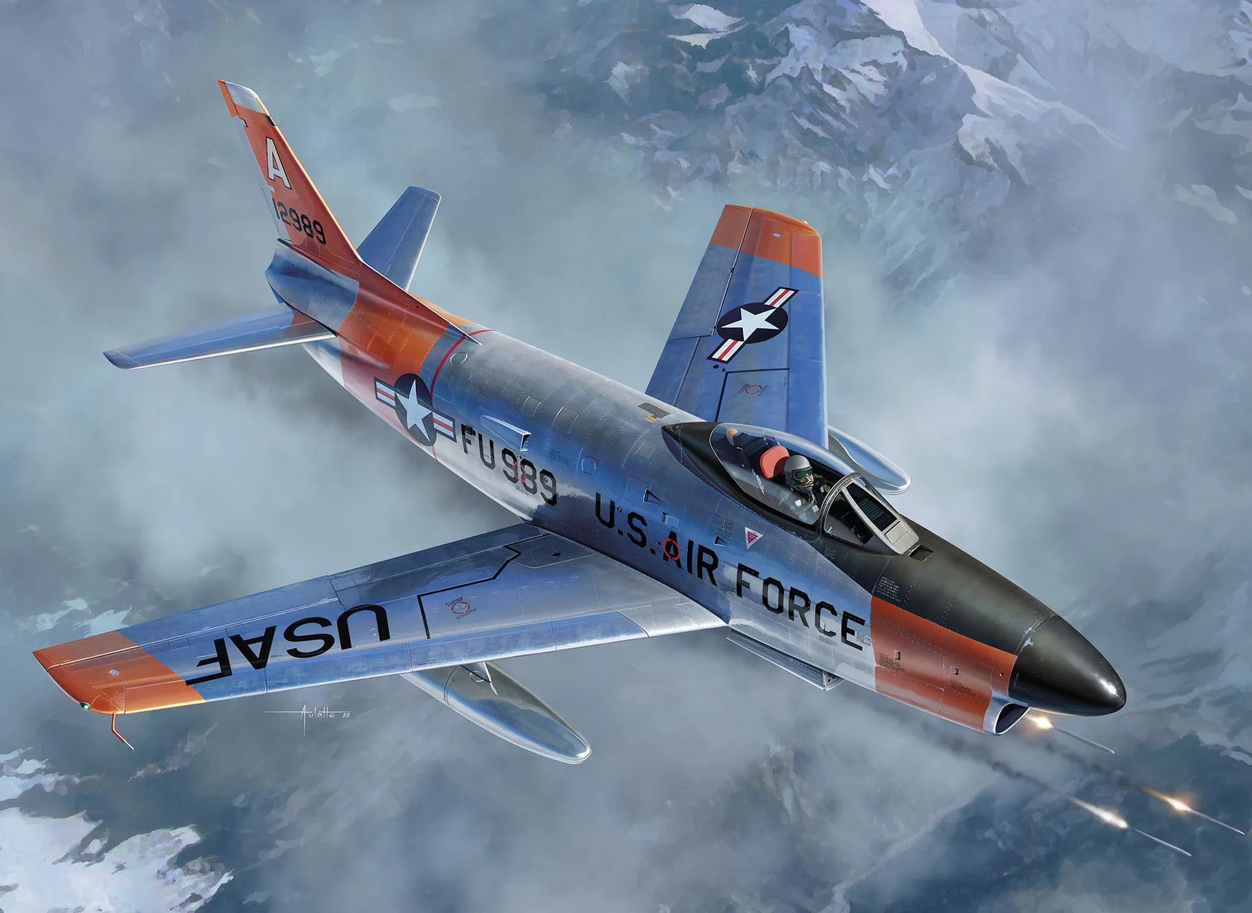 Model Set F-86D Dog Sabre