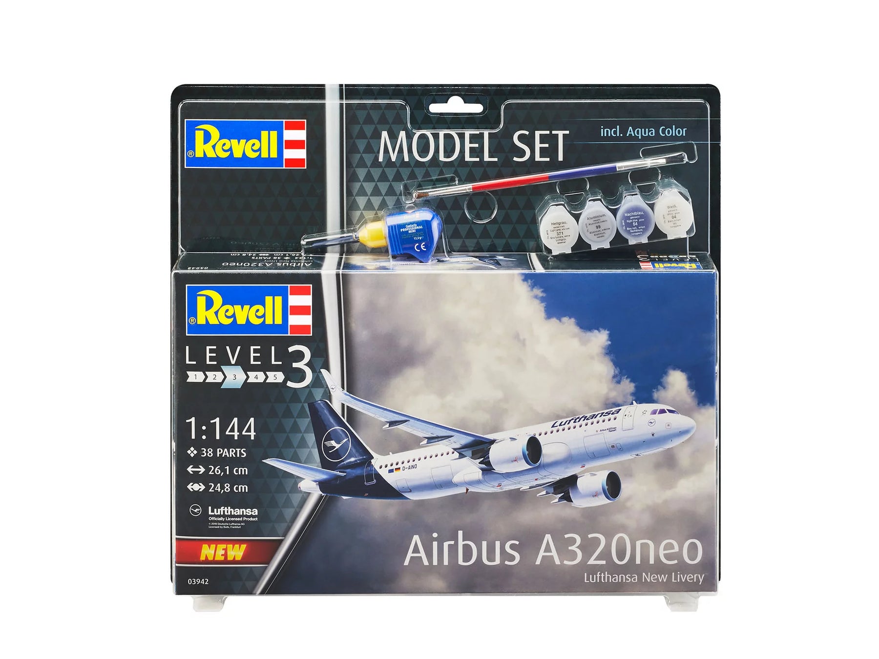 Model Set Airbus A320neo Lufthansa "New Livery"