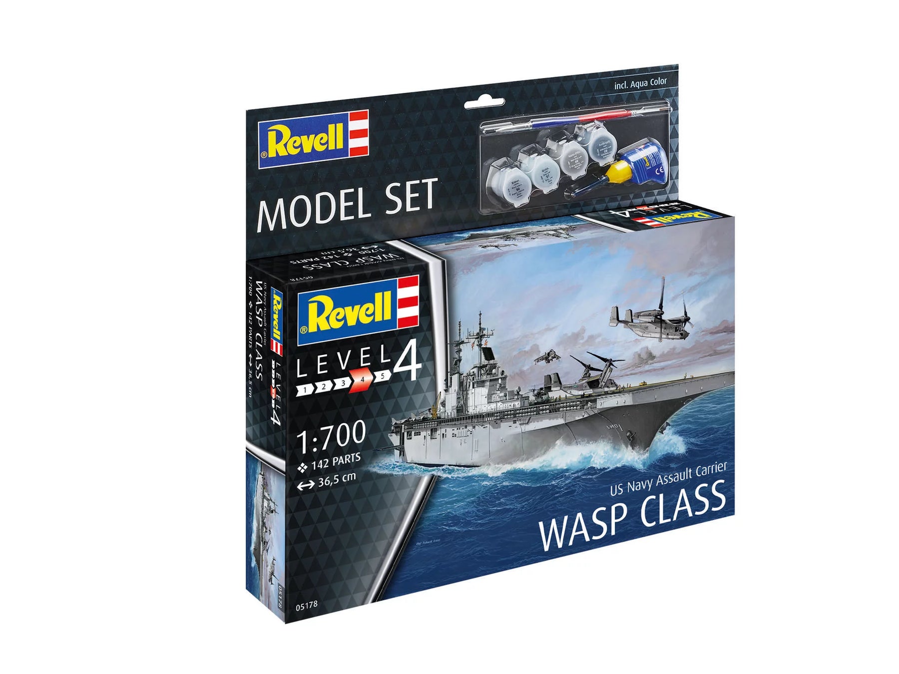 Model Set US Navy Assault Carrier WASP Class