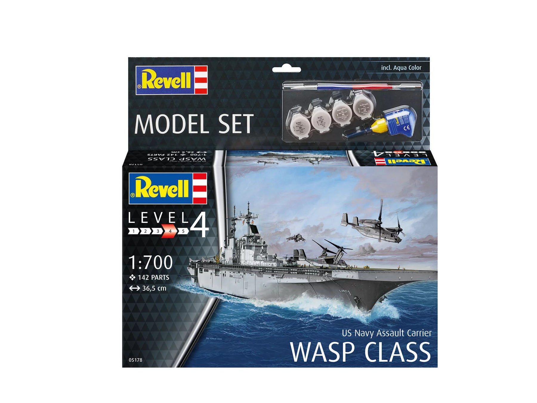 Model Set US Navy Assault Carrier WASP Class