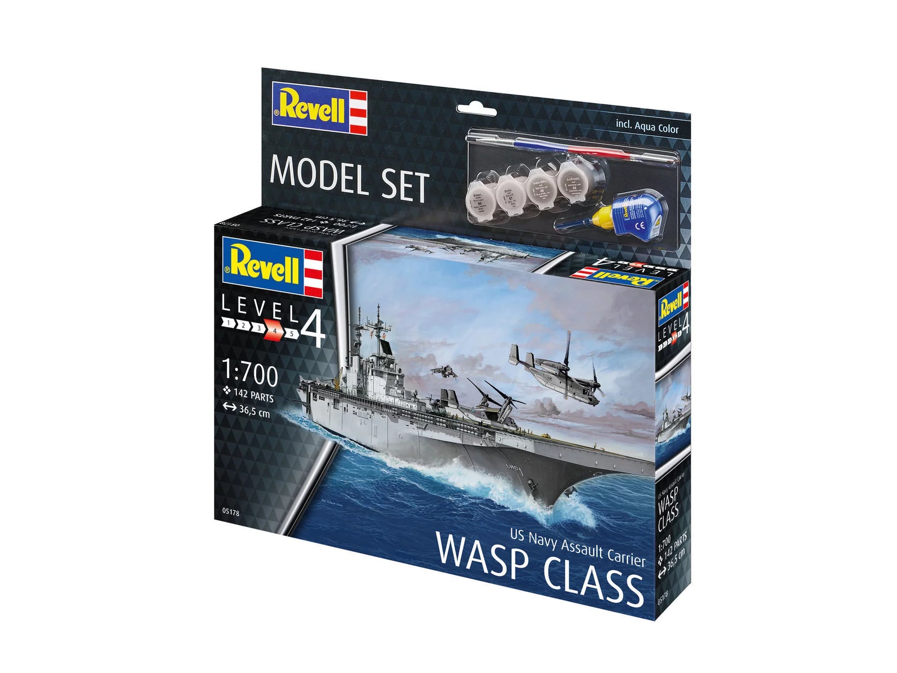 Model Set US Navy Assault Carrier WASP Class