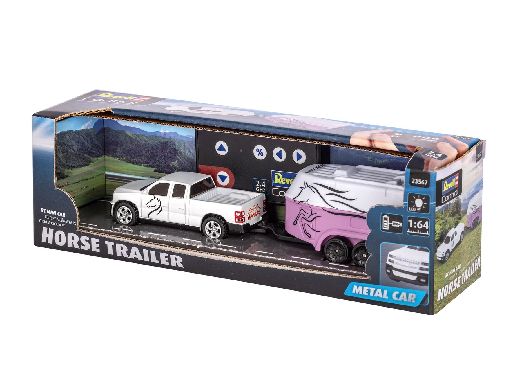 RC Mini Car "Pferdeanhänger"