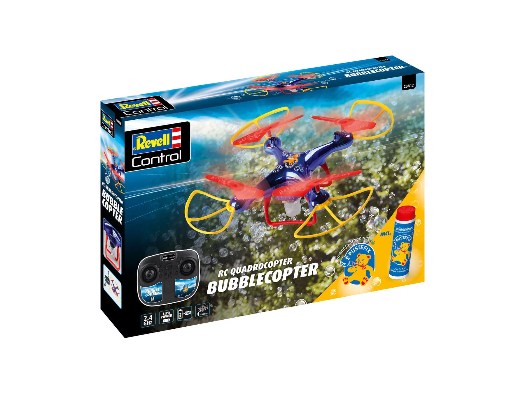 RC Quadrocopter "Bubblecopter"