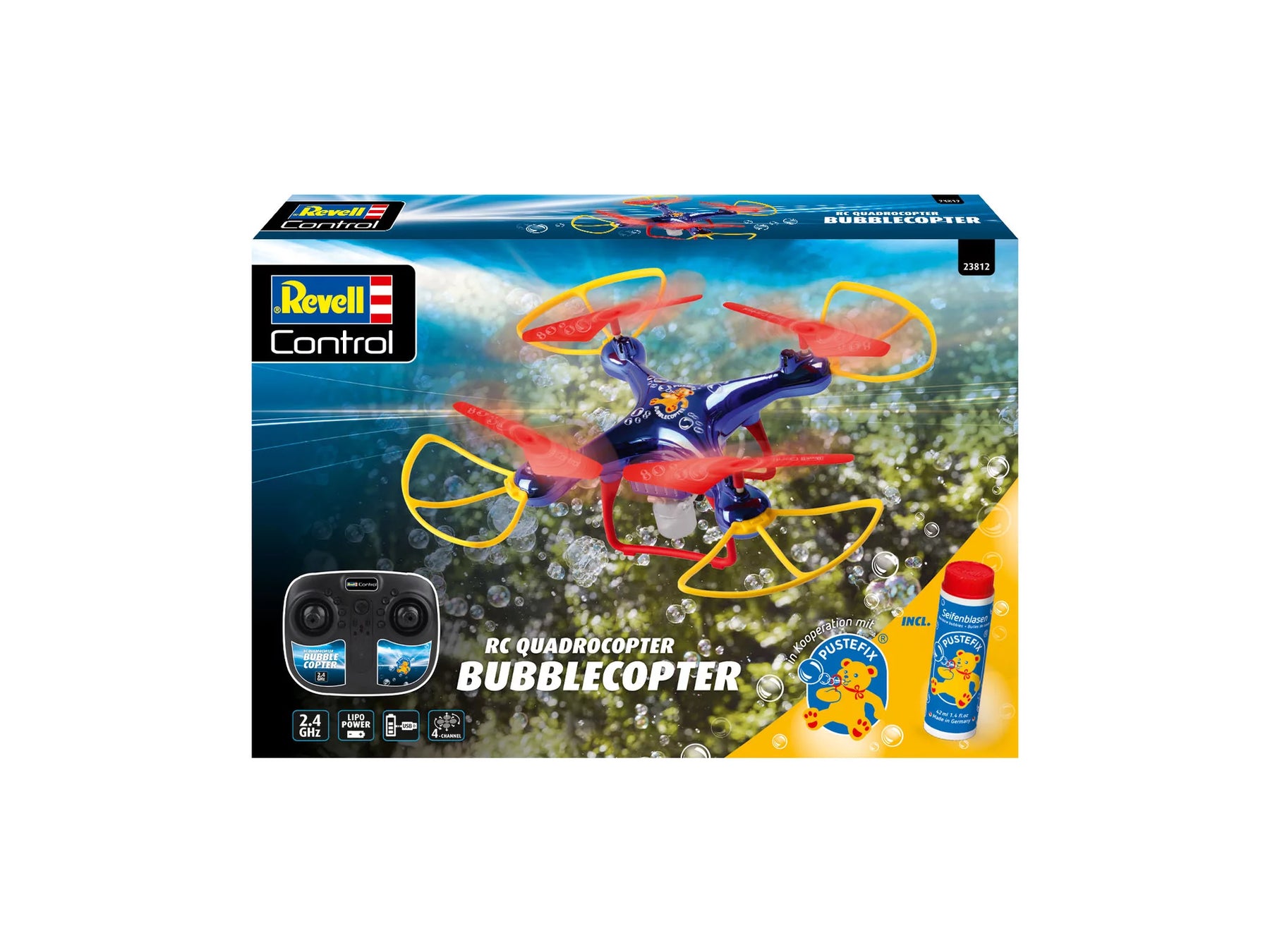 RC Quadrocopter "Bubblecopter"
