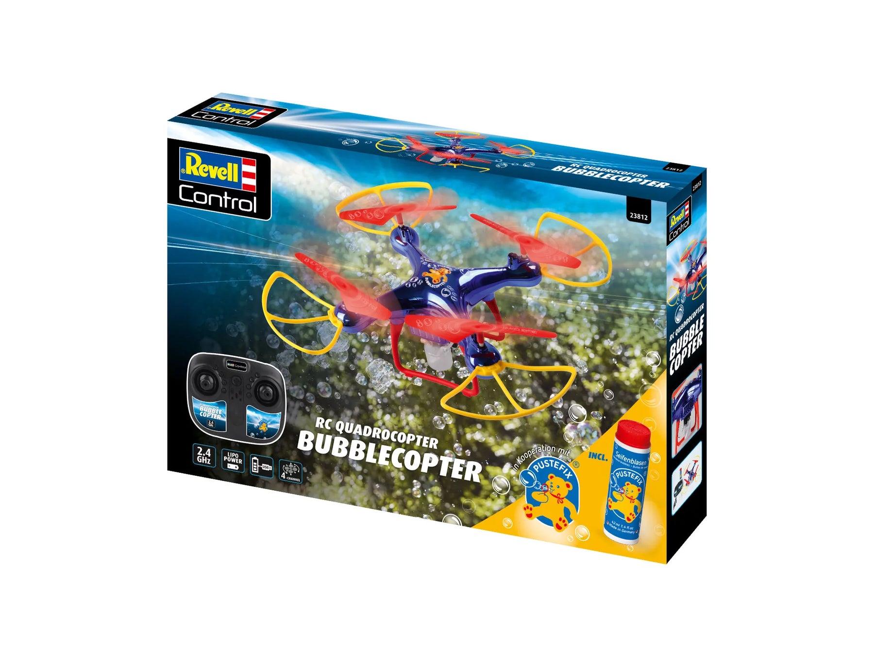 RC Quadrocopter "Bubblecopter"