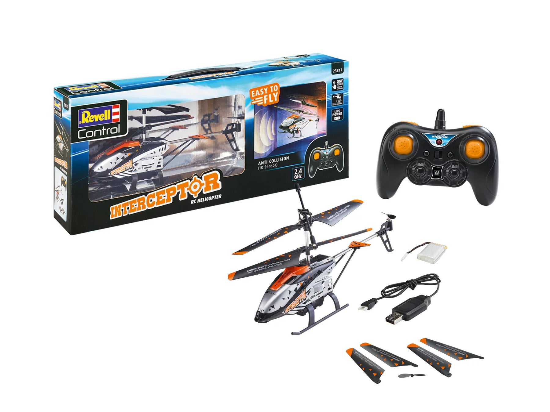 RC Helikopter "Interceptor" Anti Collision