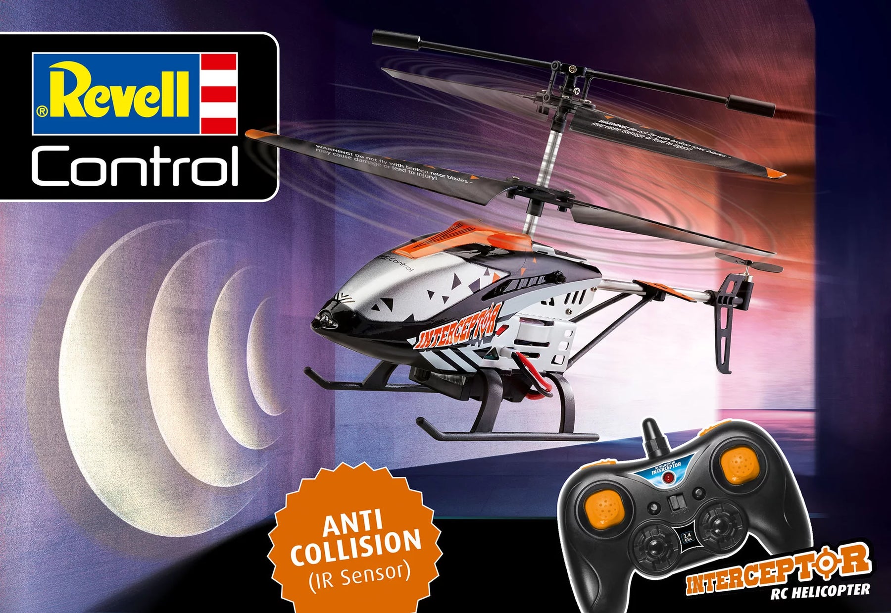 RC Helikopter "Interceptor" Anti Collision