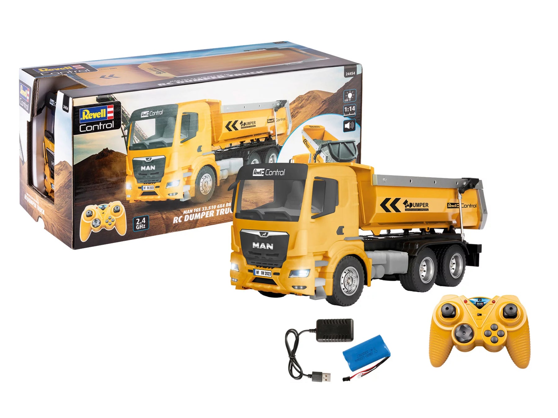 RC Dumper Truck MAN TGS 33.510 6X4 BB CH