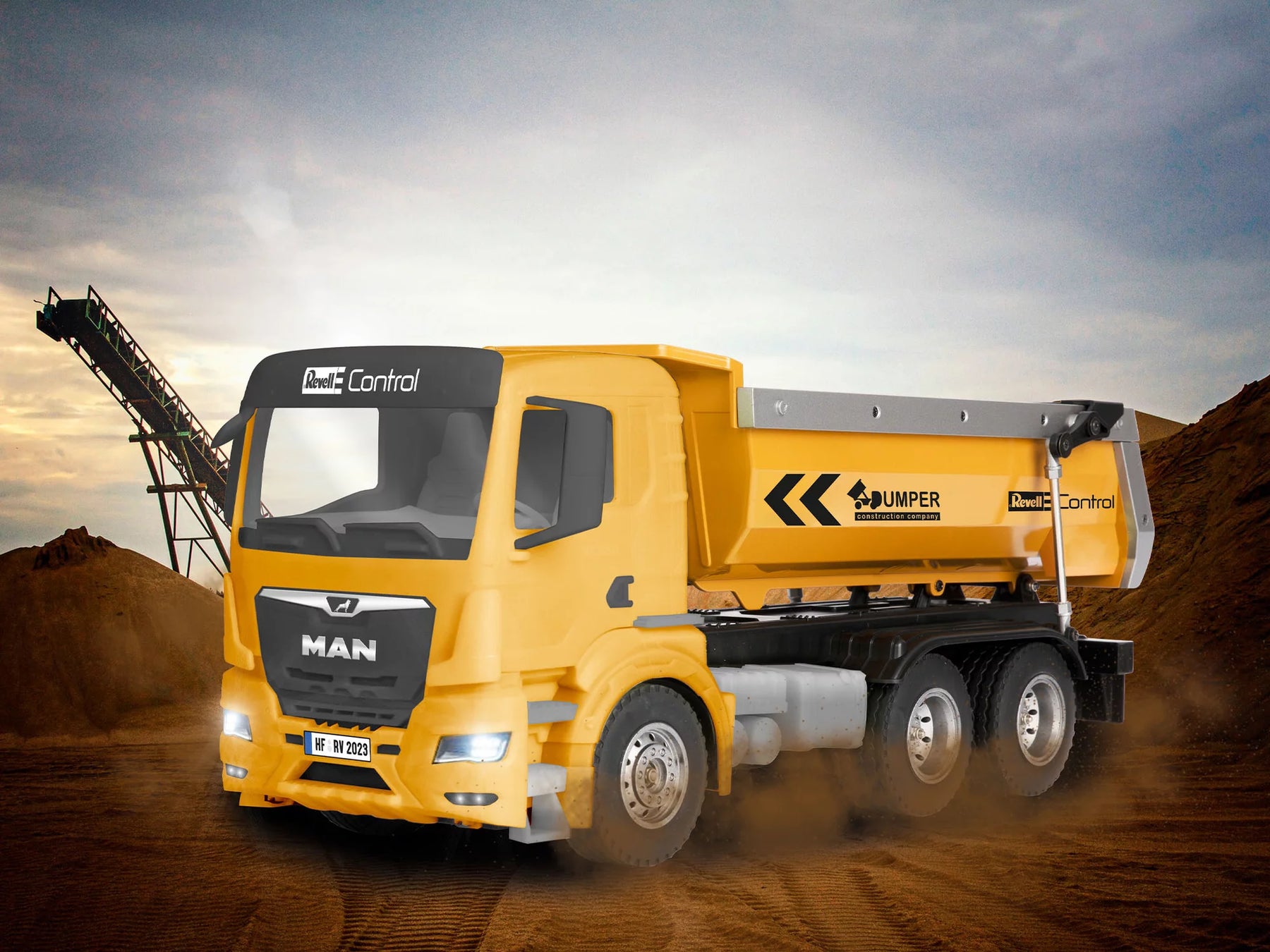 RC Dumper Truck MAN TGS 33.510 6X4 BB CH