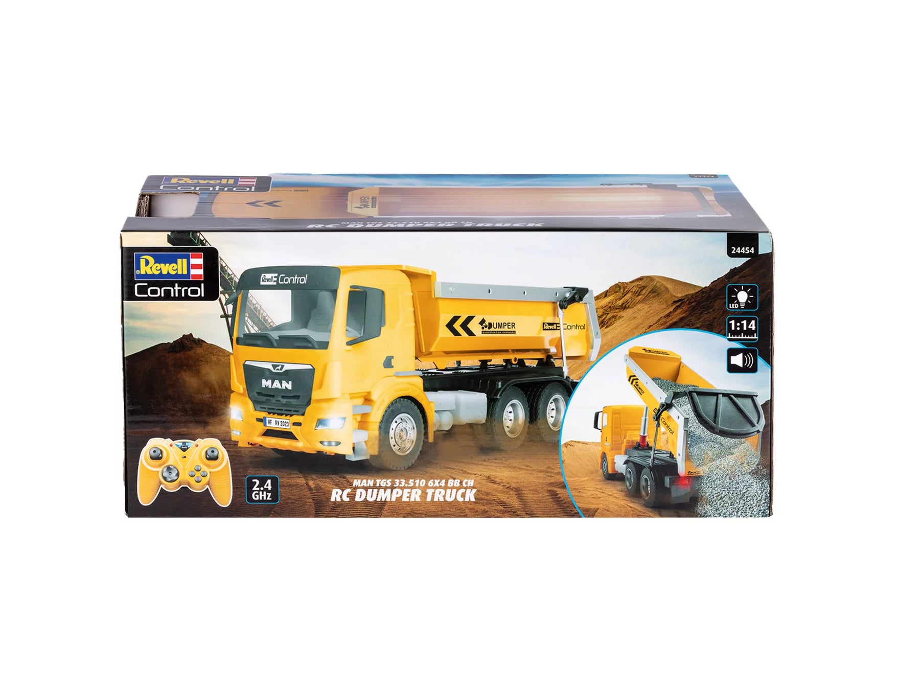 RC Dumper Truck MAN TGS 33.510 6X4 BB CH