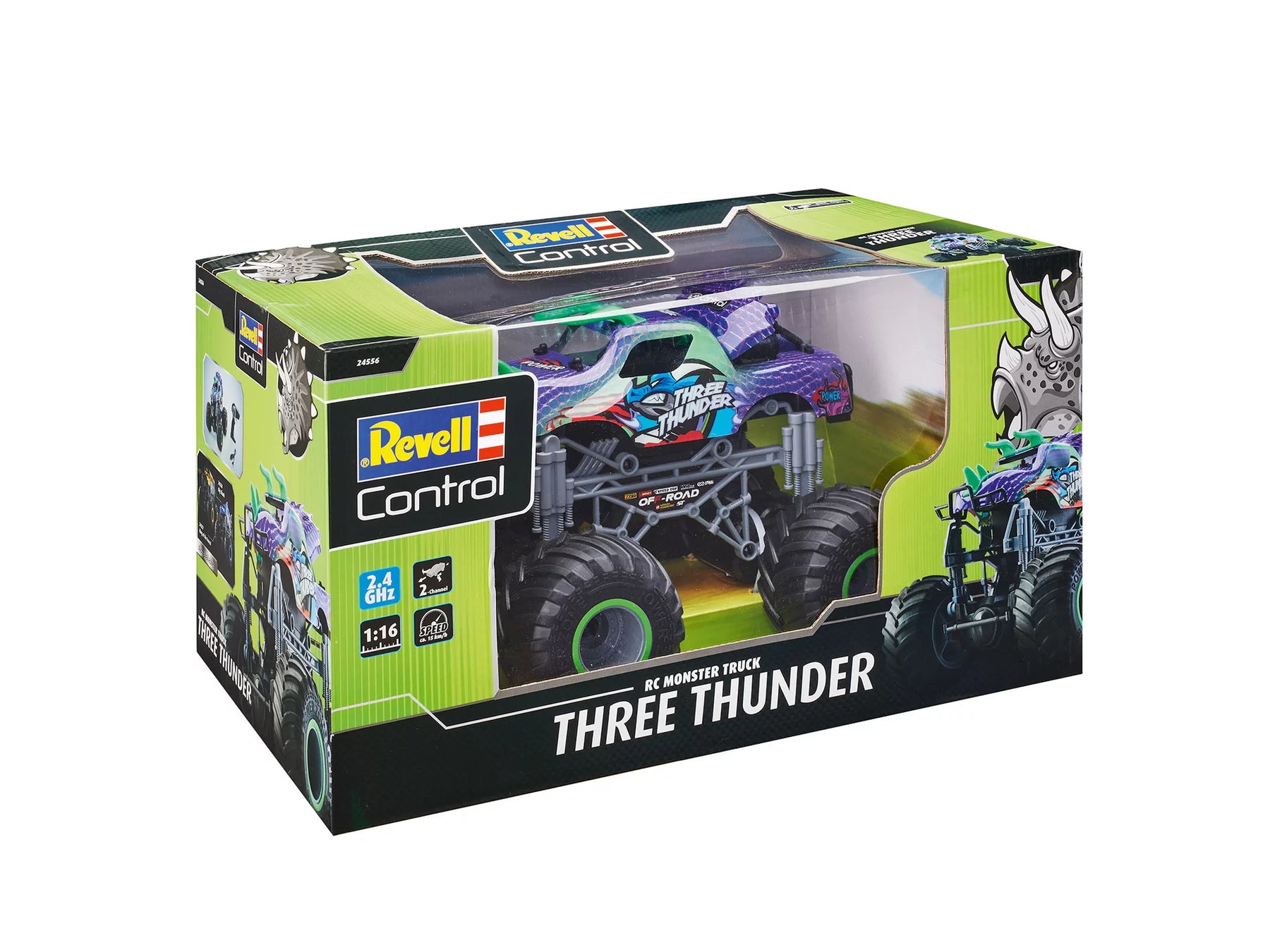 RC Dino Monster Truck "Three Thunder"