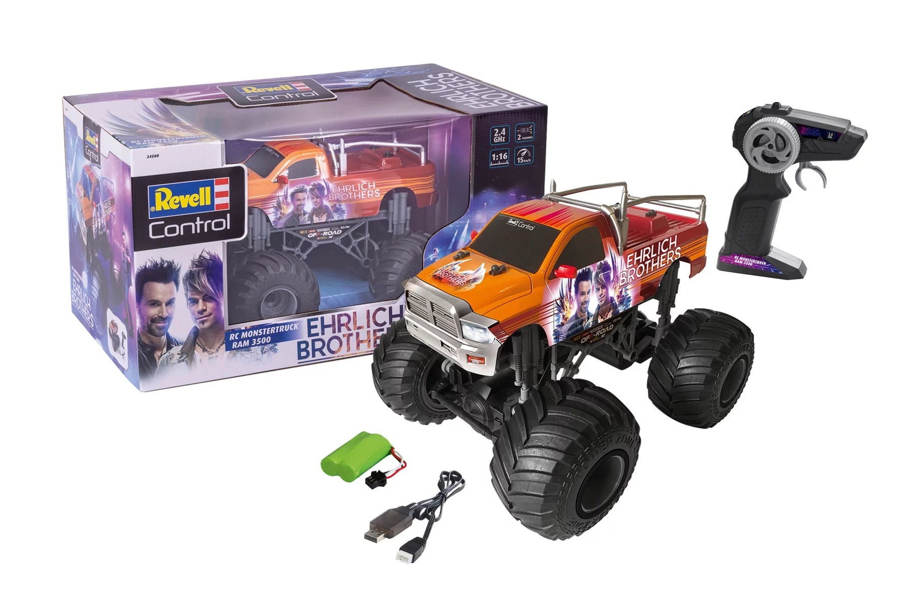 RC Monster Truck RAM 3500 "Ehrlich Brothers"