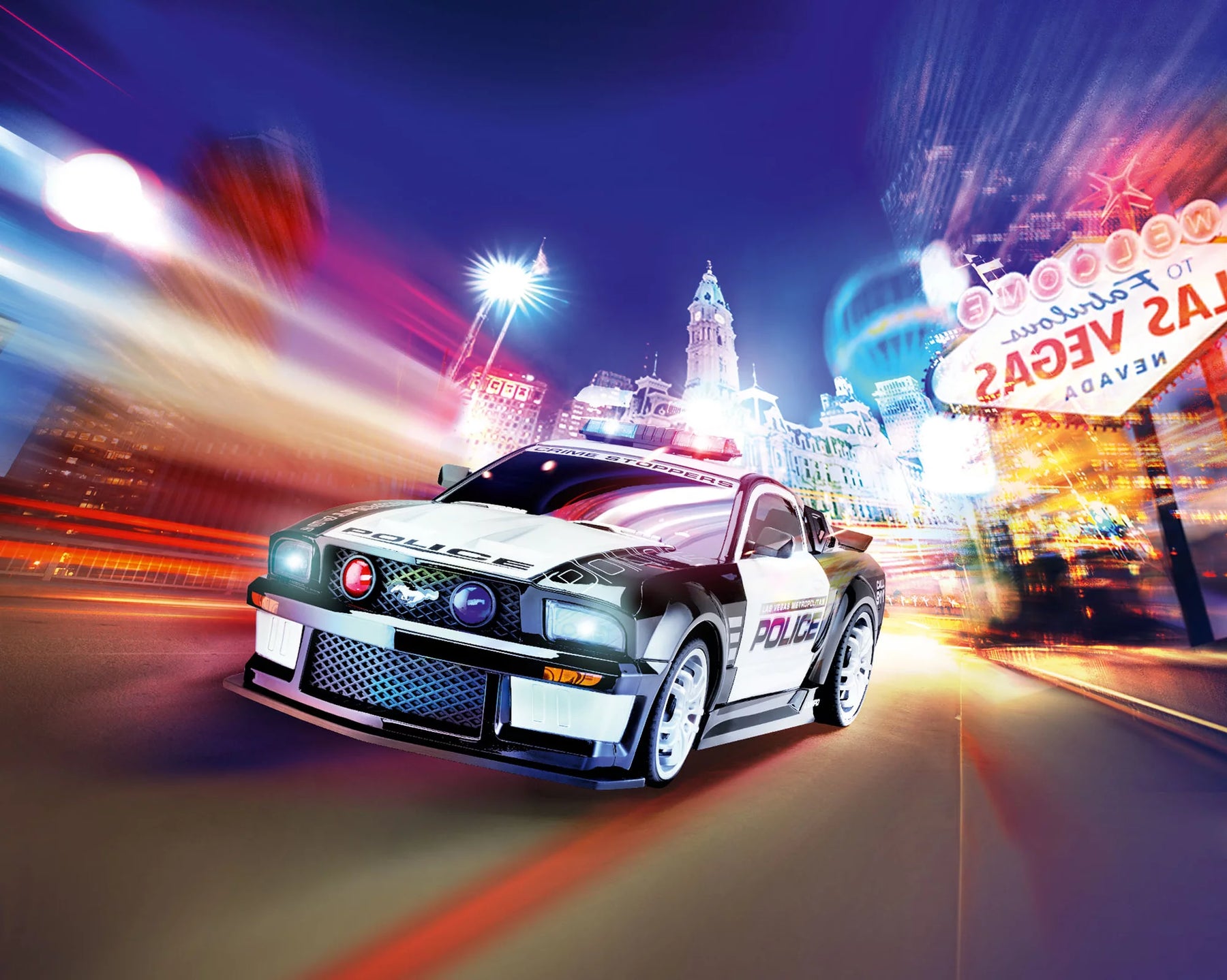RC Car Ford Mustang Police