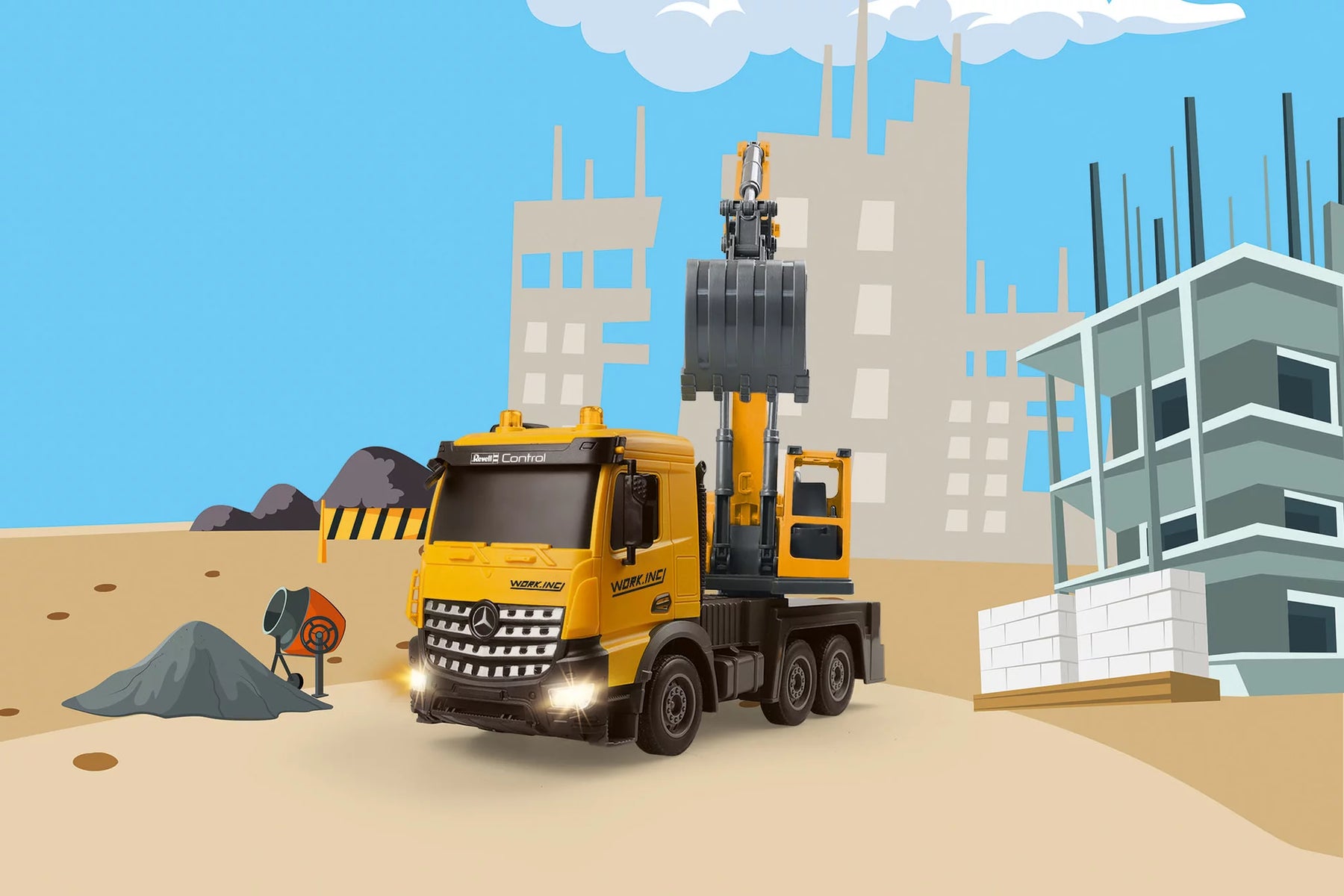 RC Truck Mercedes-Benz Arocs "My little Digger"