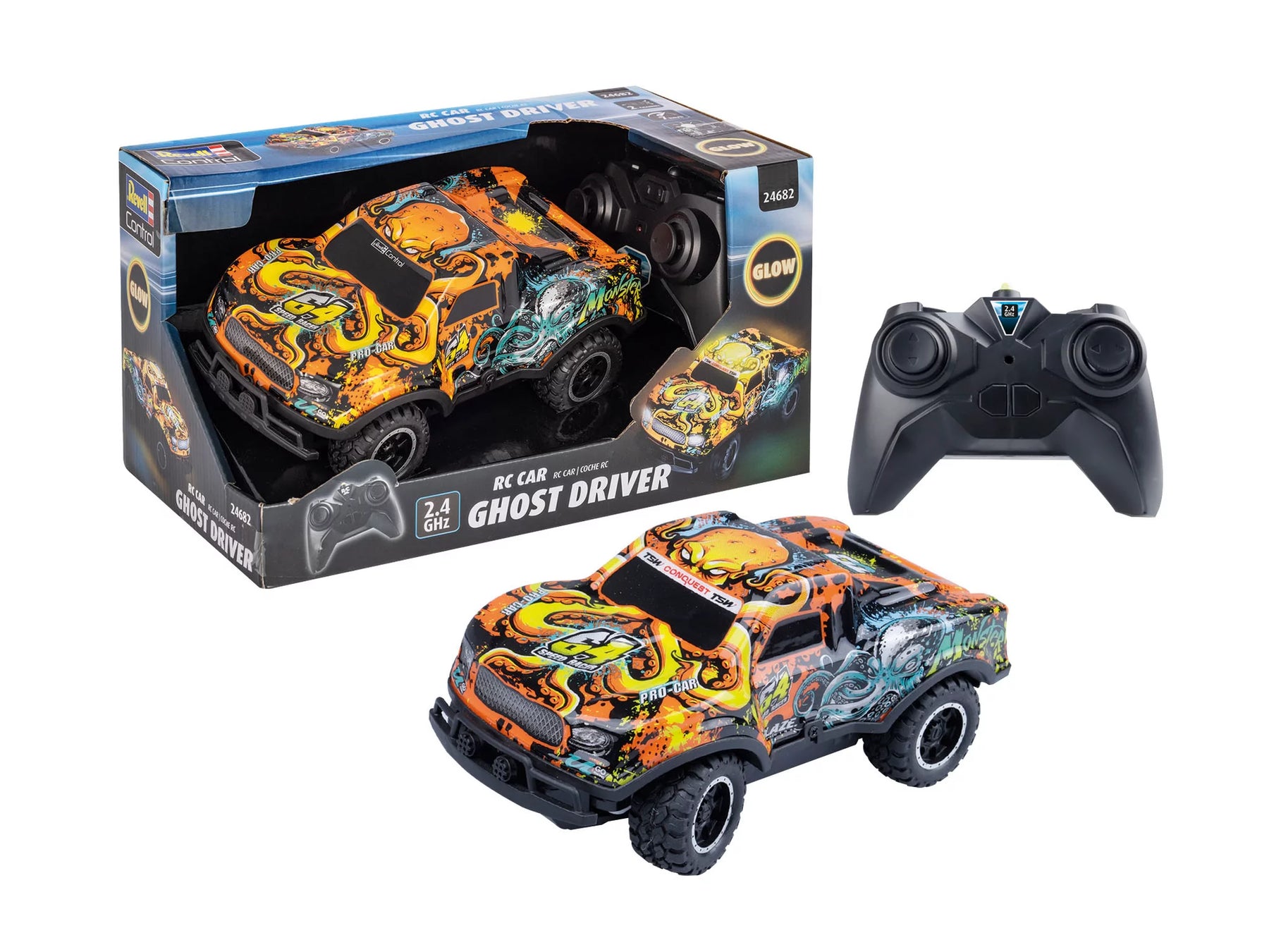 RC Car Ghost Driver (Orange)