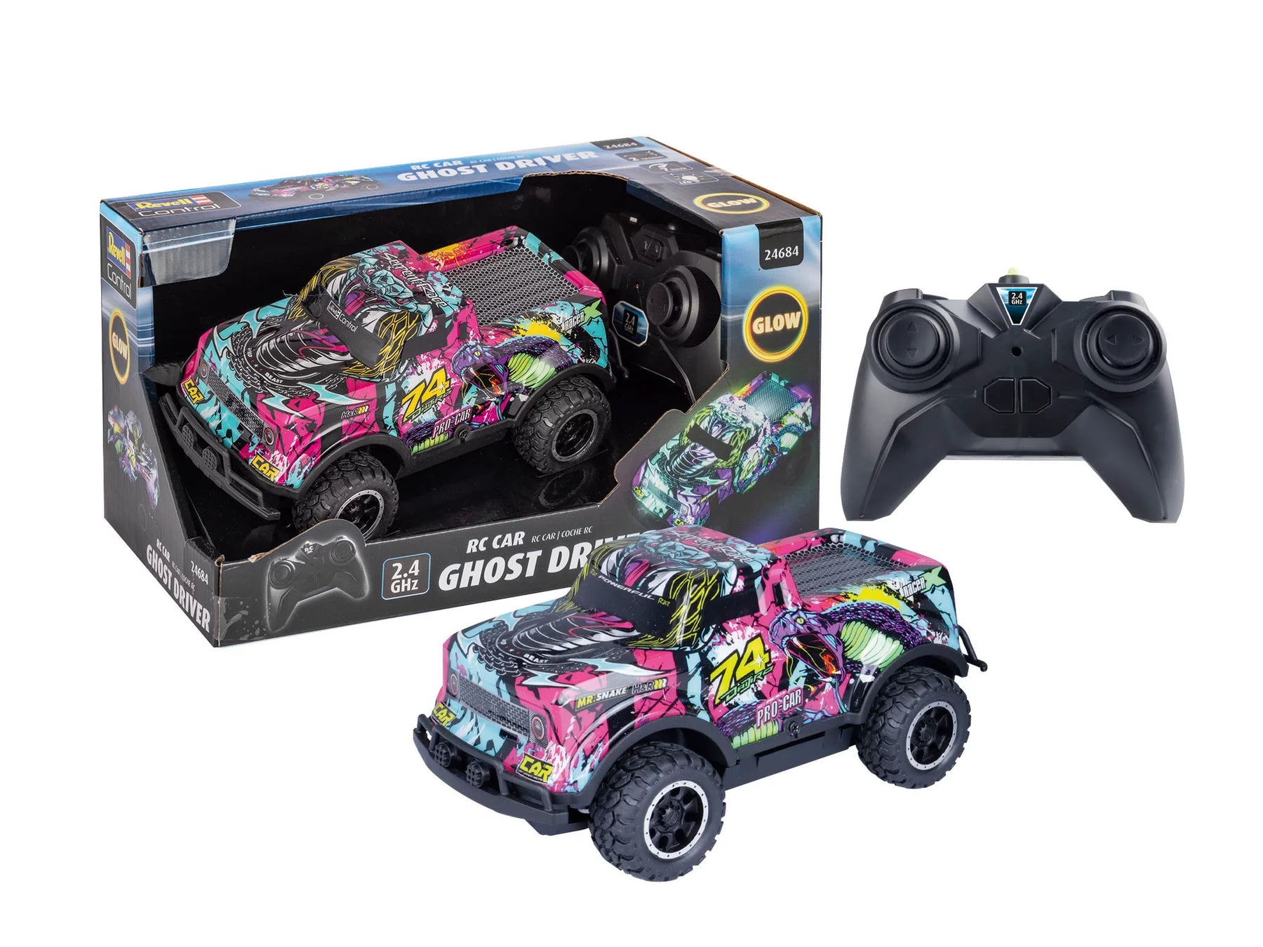 RC Car Ghost Driver (Purple)