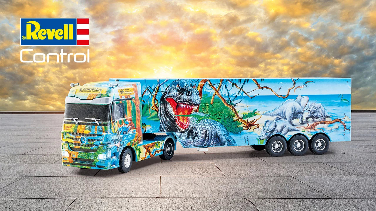 RC Show Truck Mercedes Benz Actros "Dino Express"