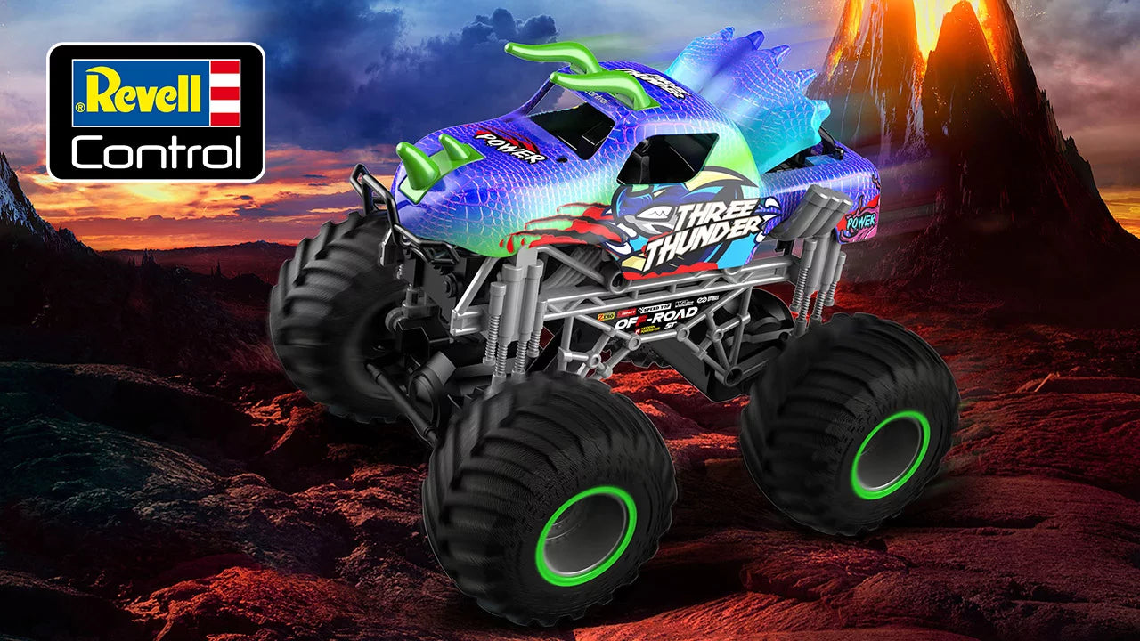 RC Dino Monster Truck "Three Thunder"