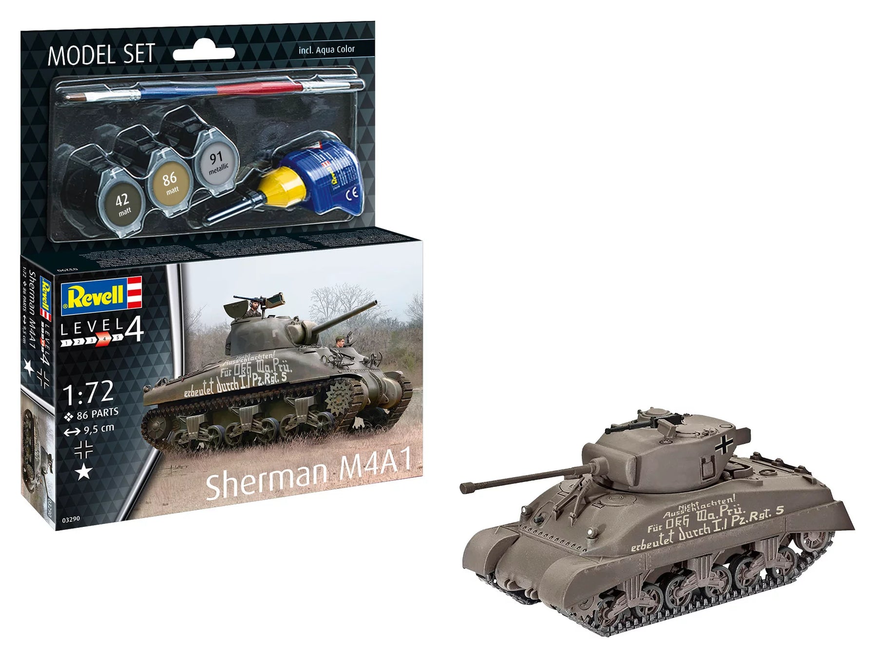 Modelset Sherman M4A1