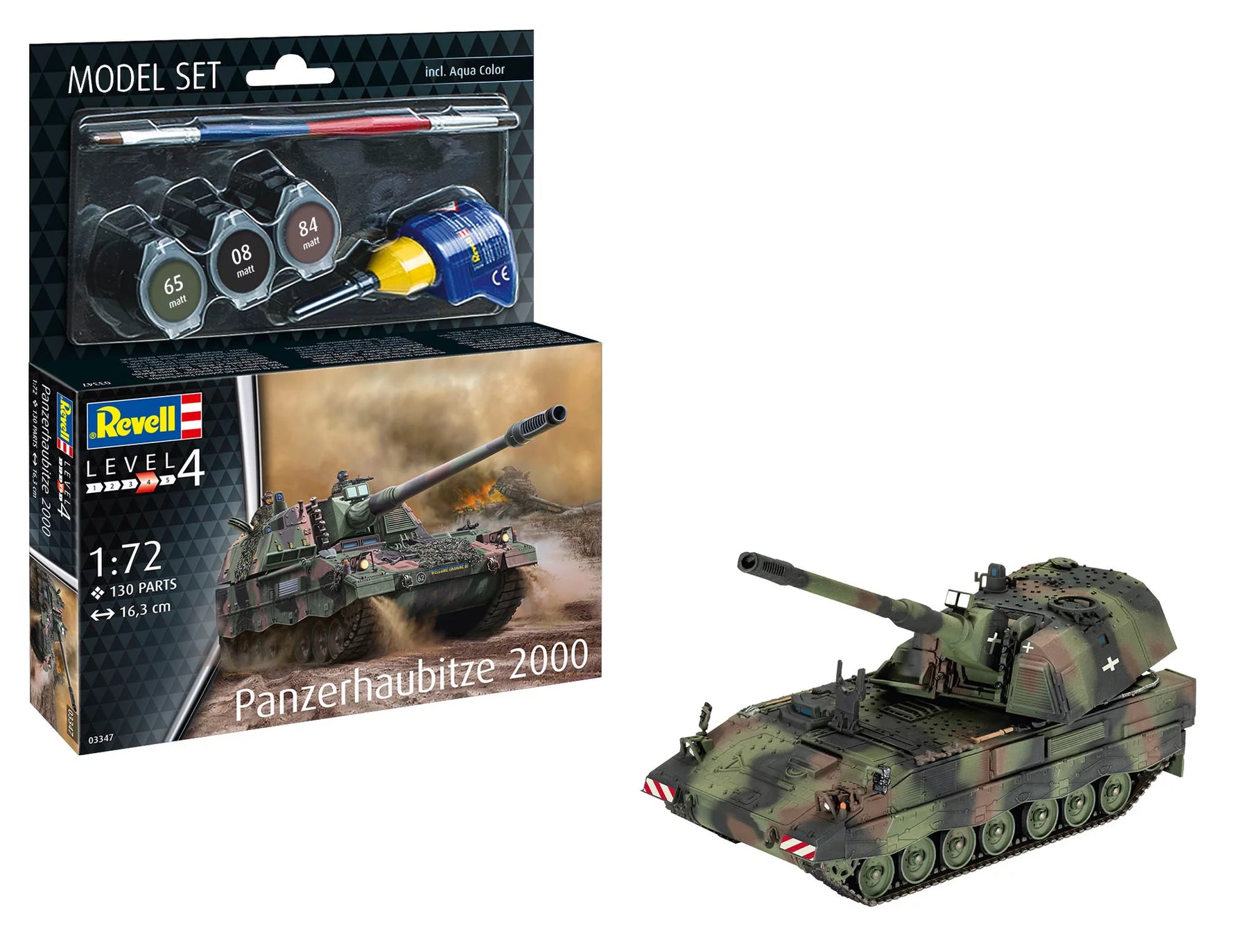 Modelset zelfrijdende houwitser 2000