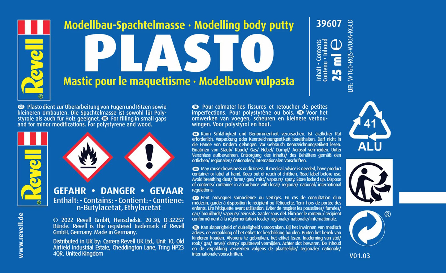 Plasto Spachtelmasse