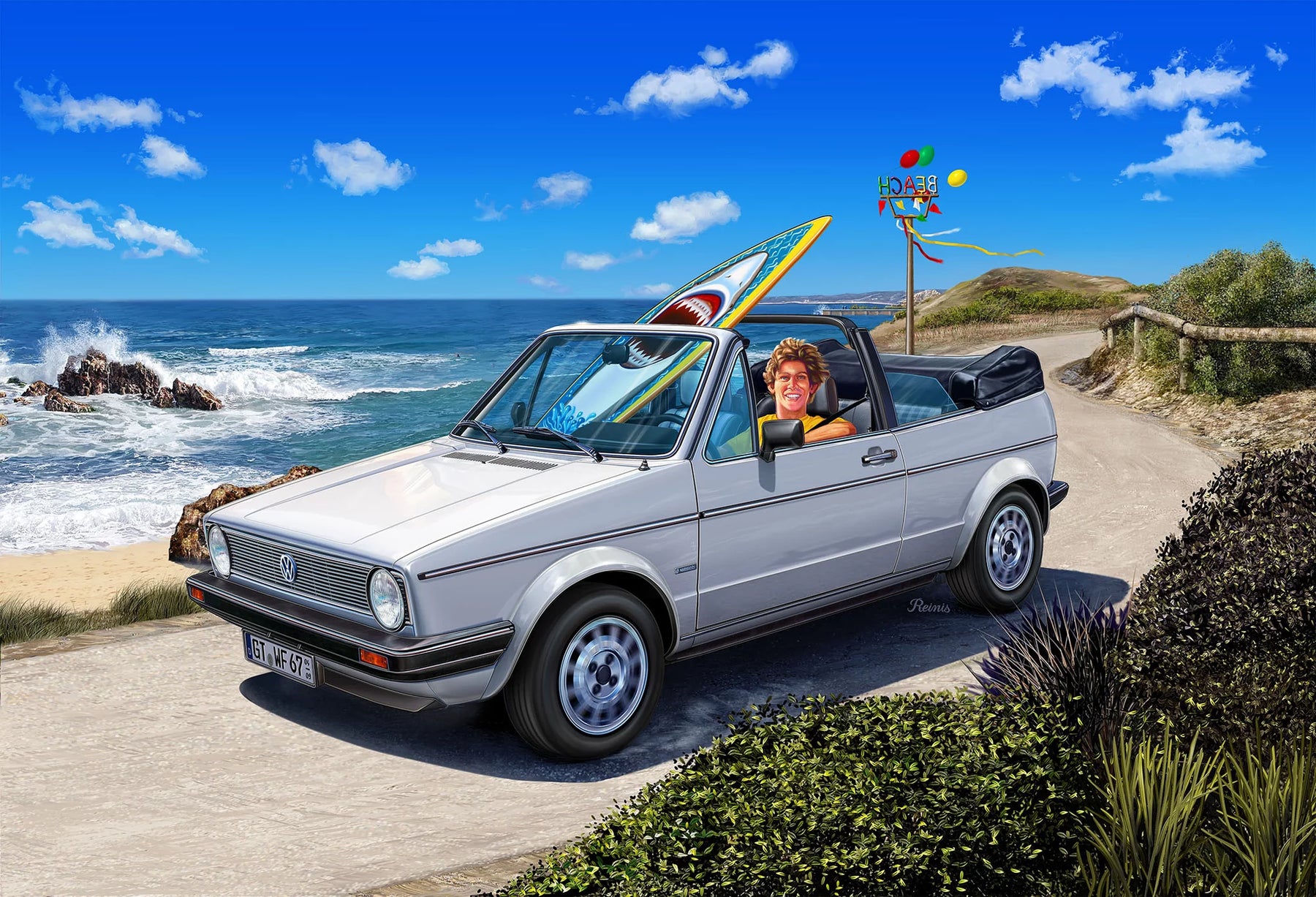Geschenkset "50 Years of the VW Golf 1"