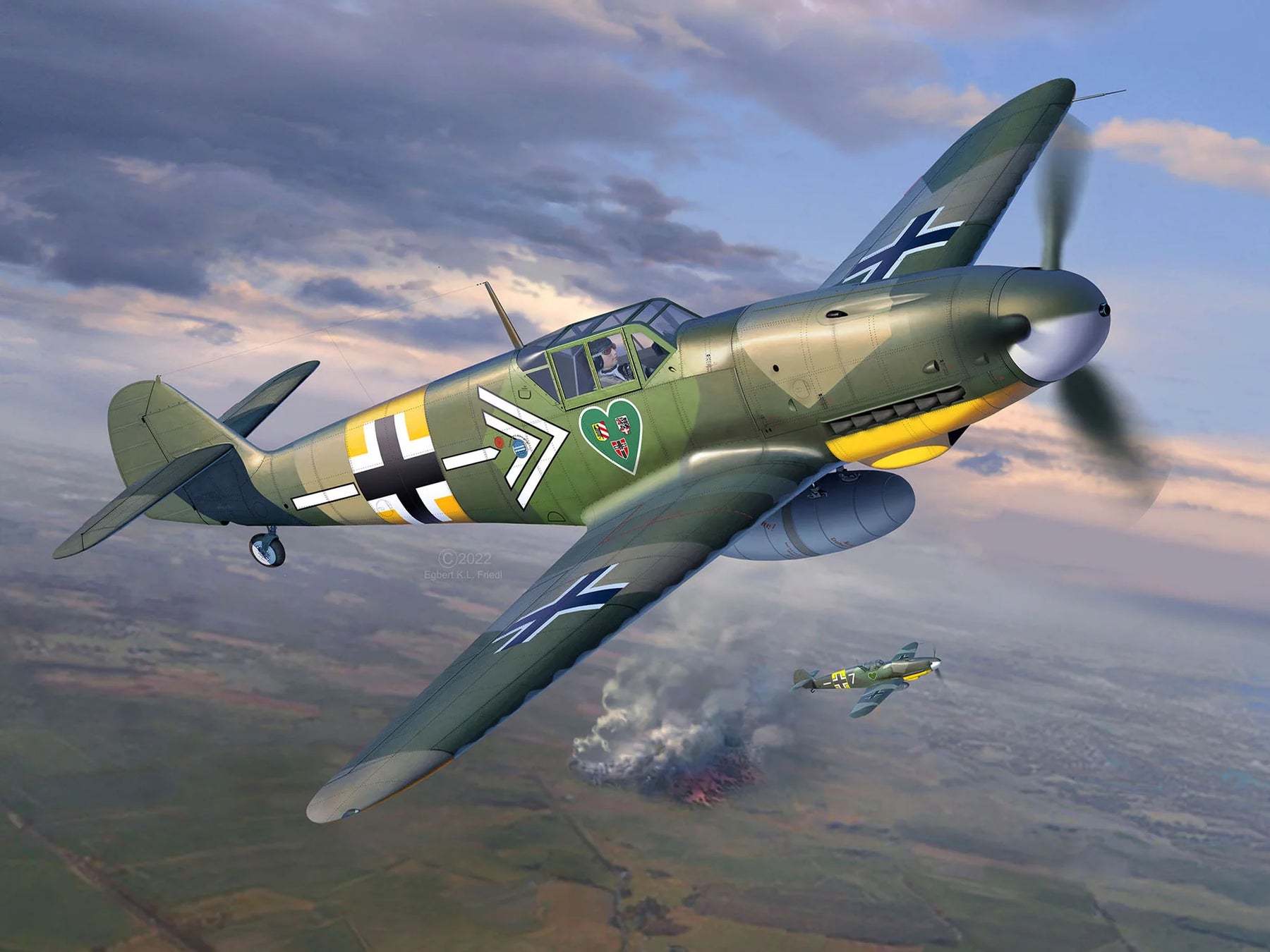 Model Set Messerschmitt Bf109 G-2-4