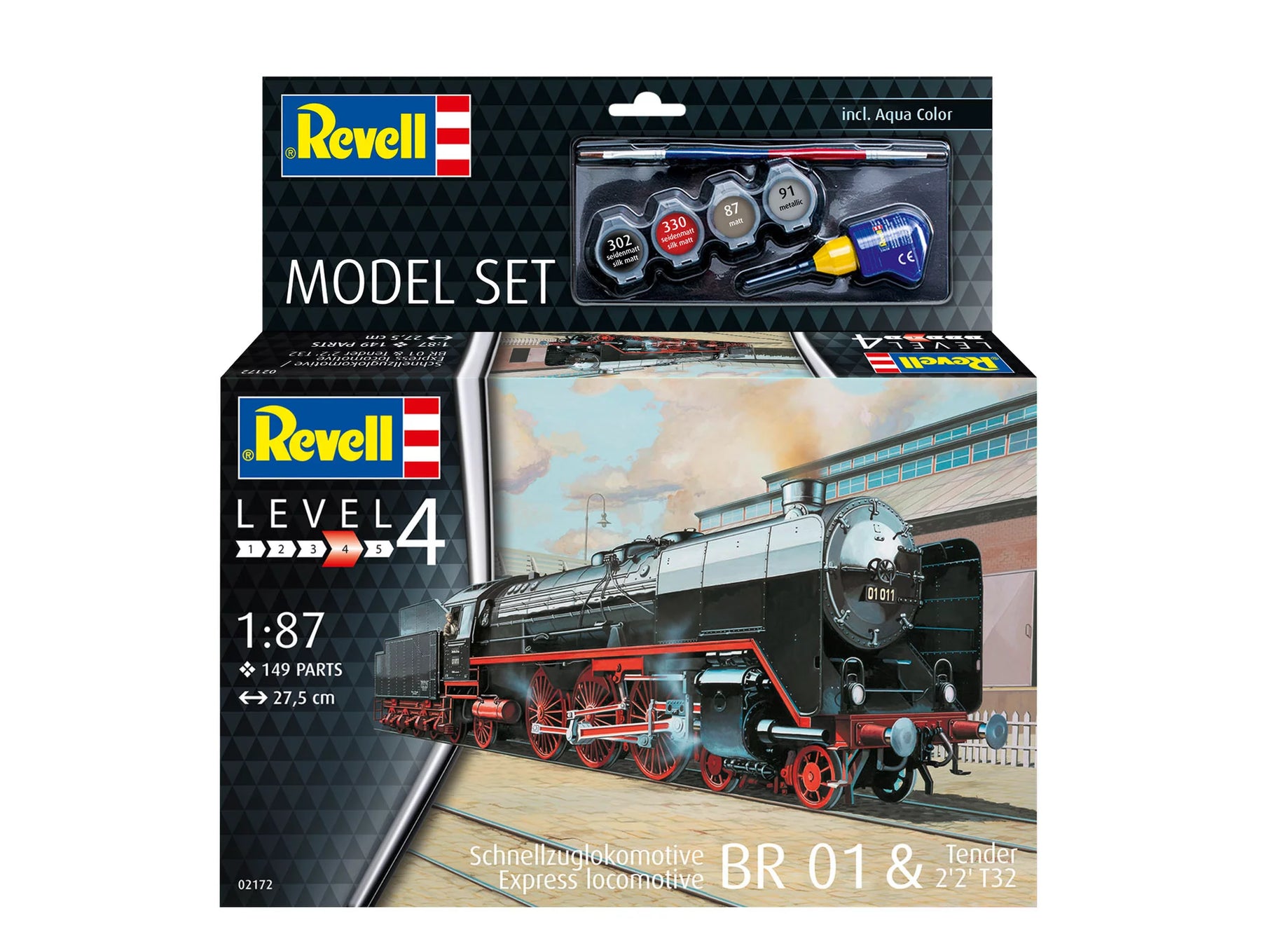 Model Set Schnellzuglokomotive BR01-Tender 2'2'T32