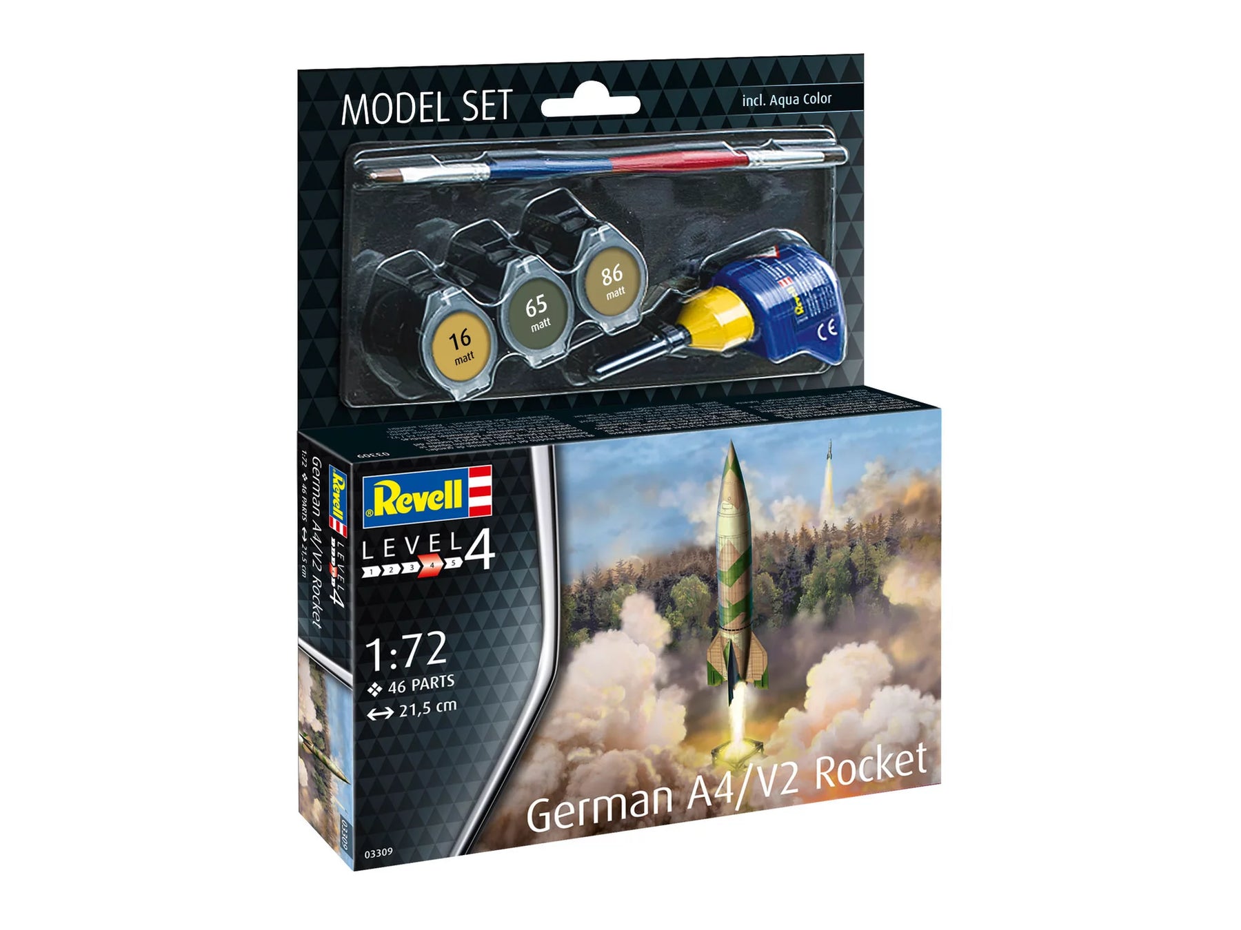 Model Set German A4-V2 Rocket