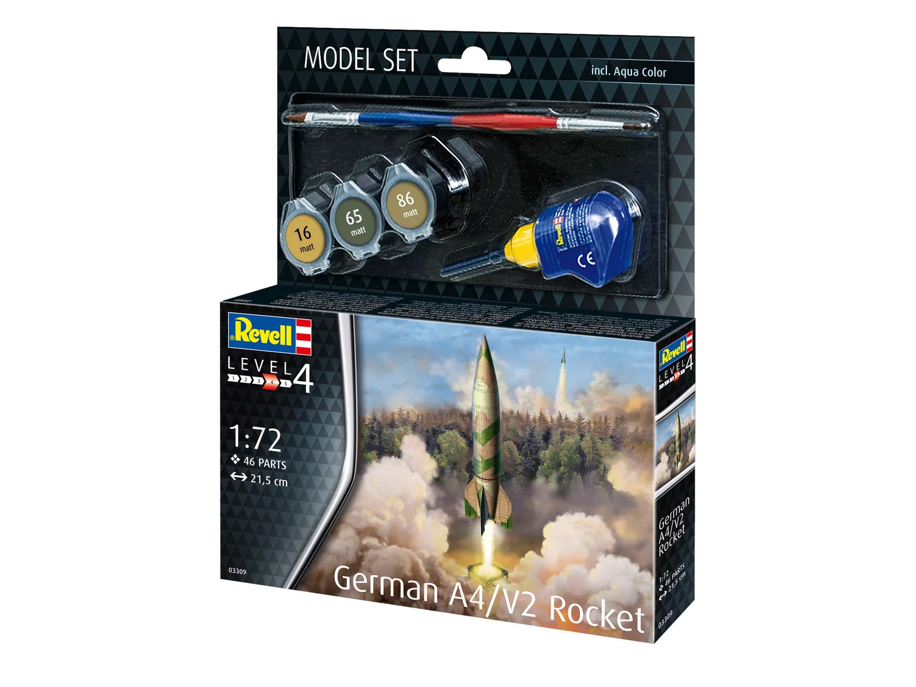 Model Set German A4-V2 Rocket