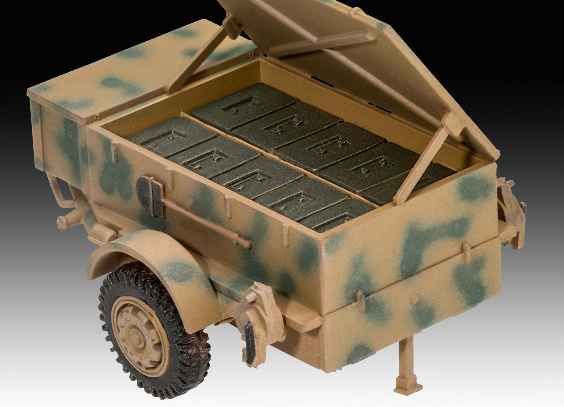 Model Set sWS with Flak43 and Sd.Ah58 Ammo Trailer