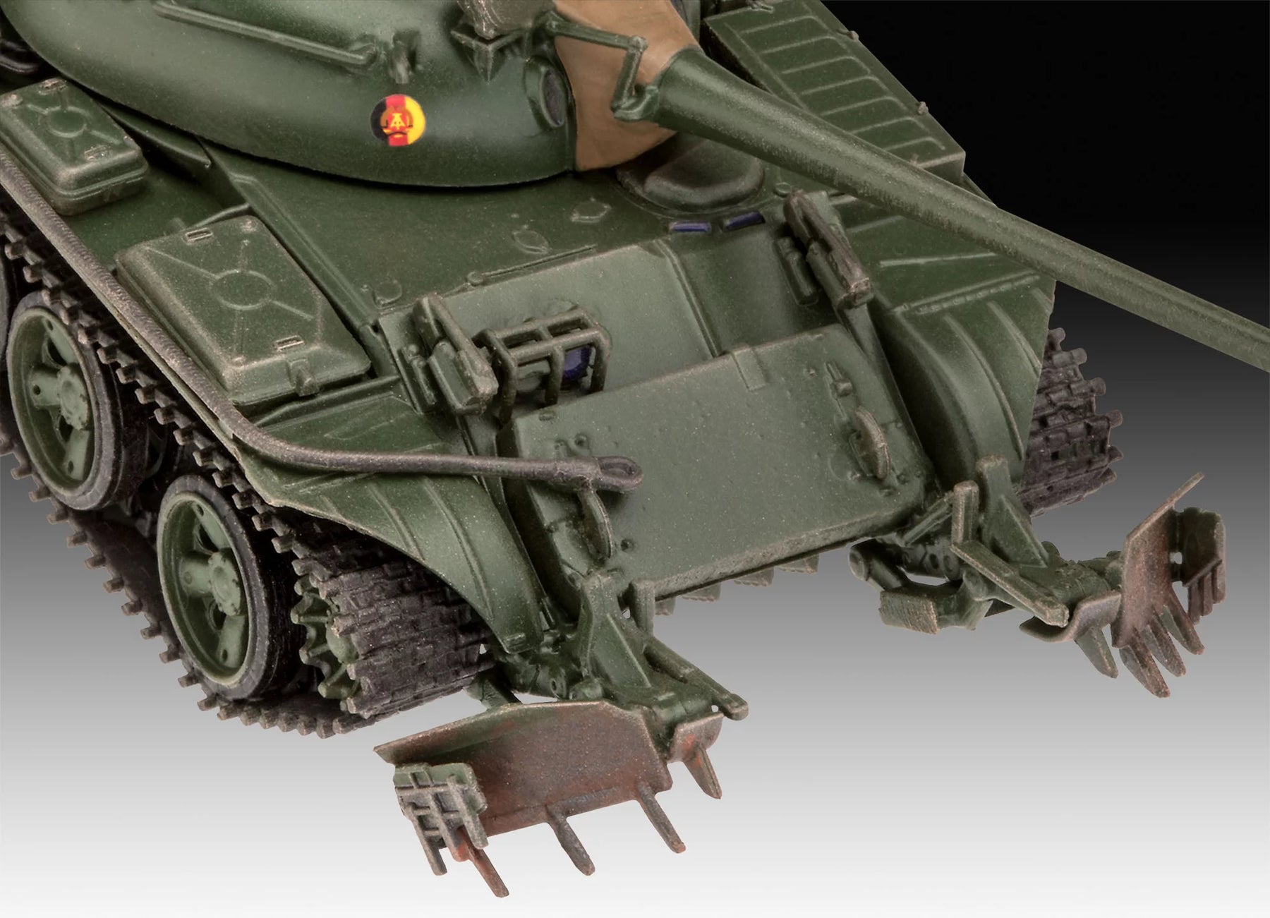 Model Set T-55A-AM with KMT-6-EMT-5 Mine Plough