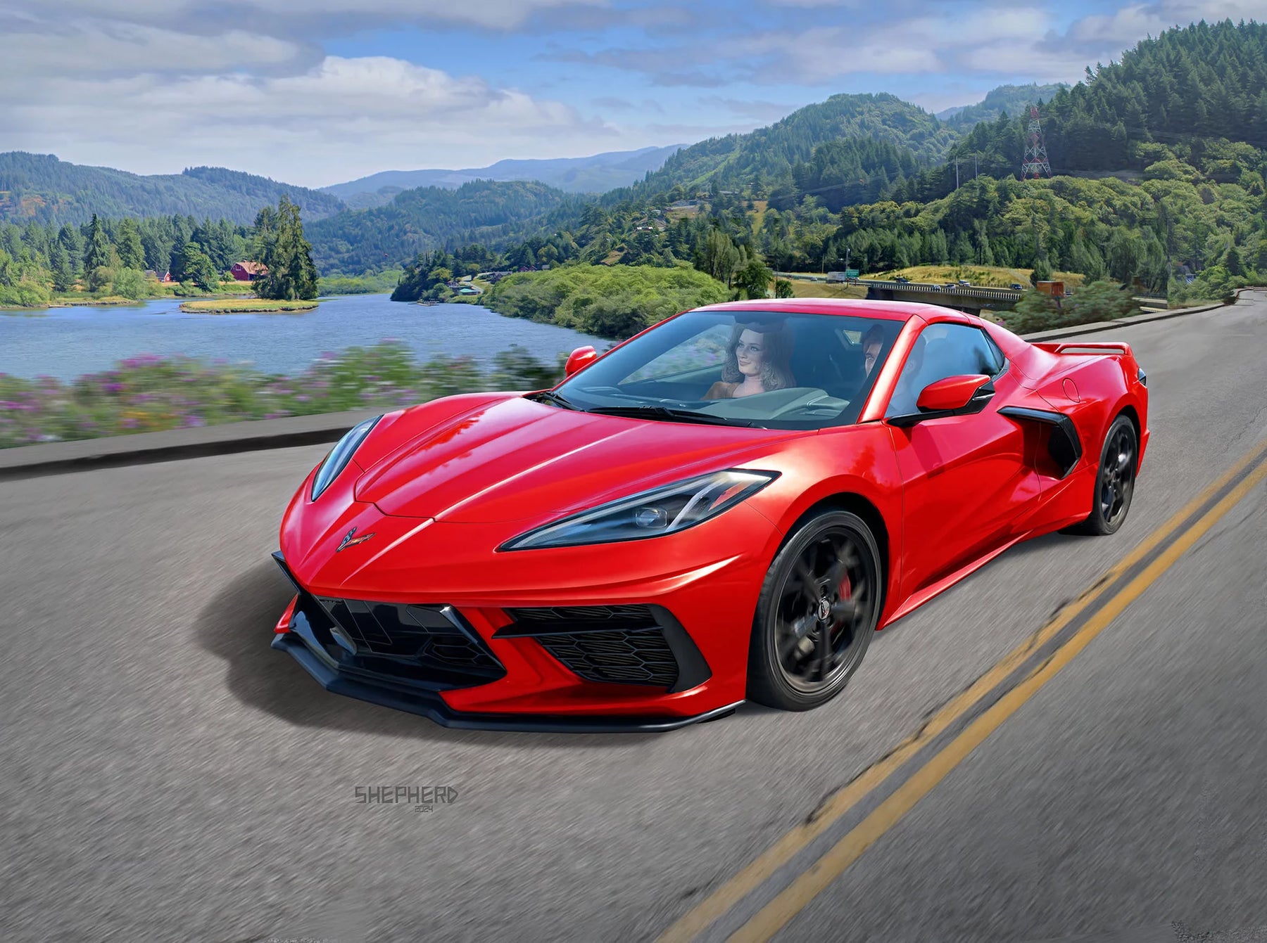 Model Set Corvette® C8 Coupé