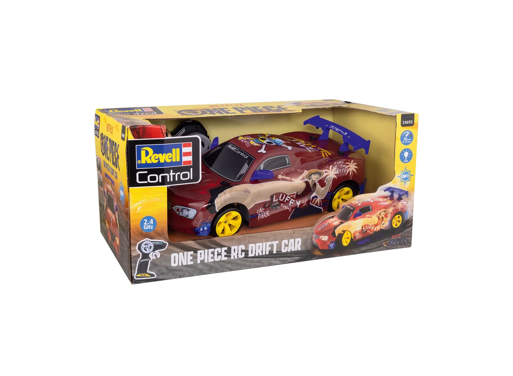 "One Piece" RC Drift Car