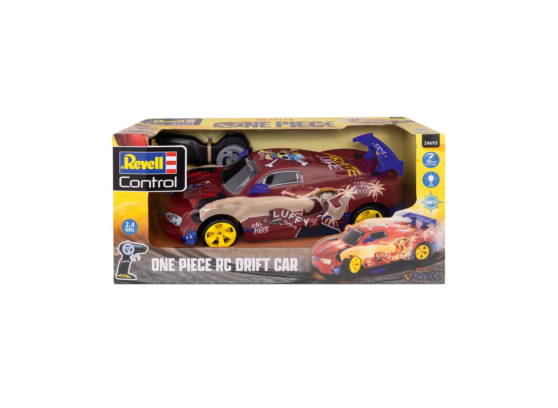 "One Piece" RC Drift Car