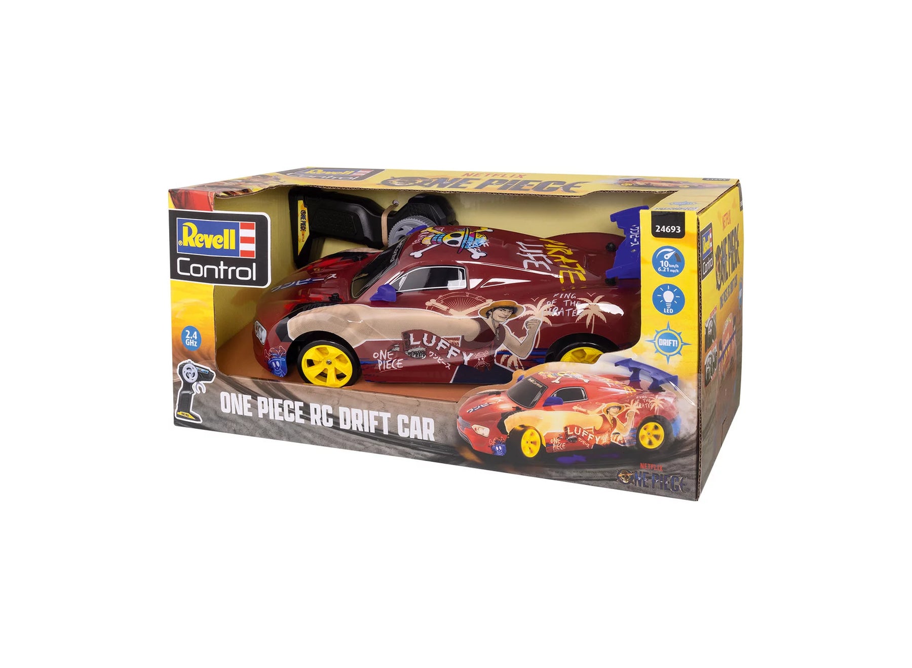 "One Piece" RC Drift Car