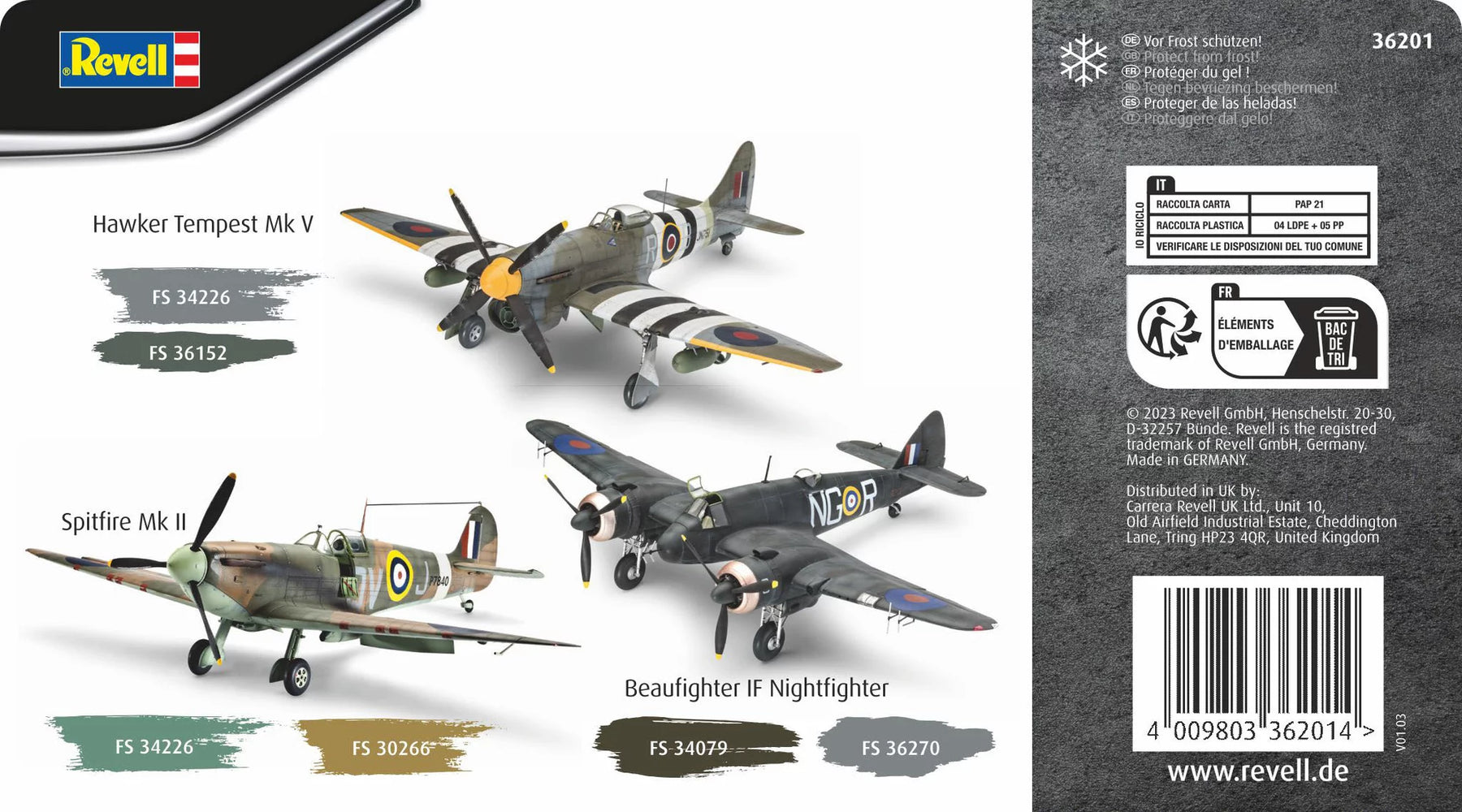 Model Color - RAF WWII (8x 18ml)