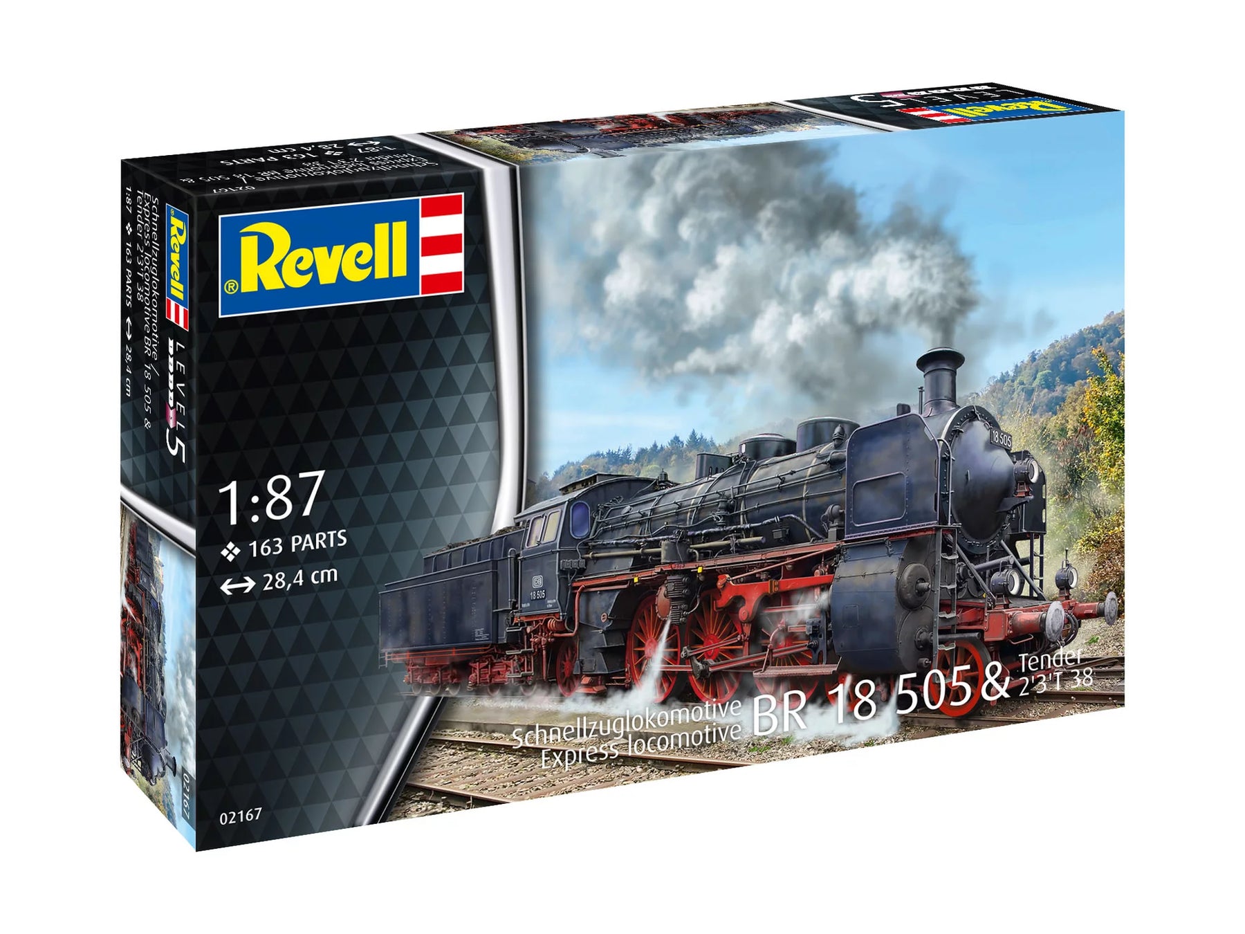 Schnellzuglokomotive BR 18 505 mit Tender 2'3' T38
