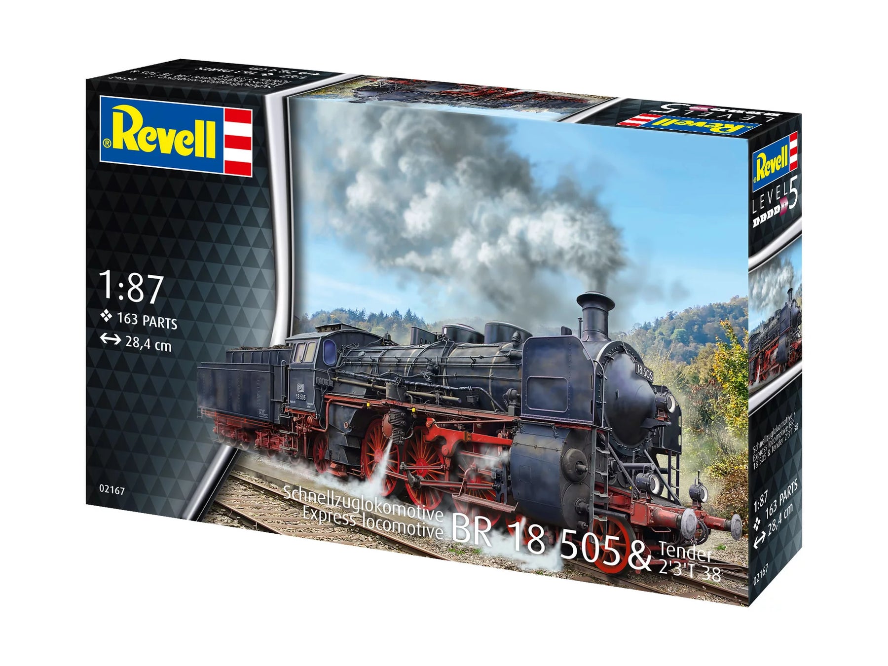 Schnellzuglokomotive BR 18 505 mit Tender 2'3' T38
