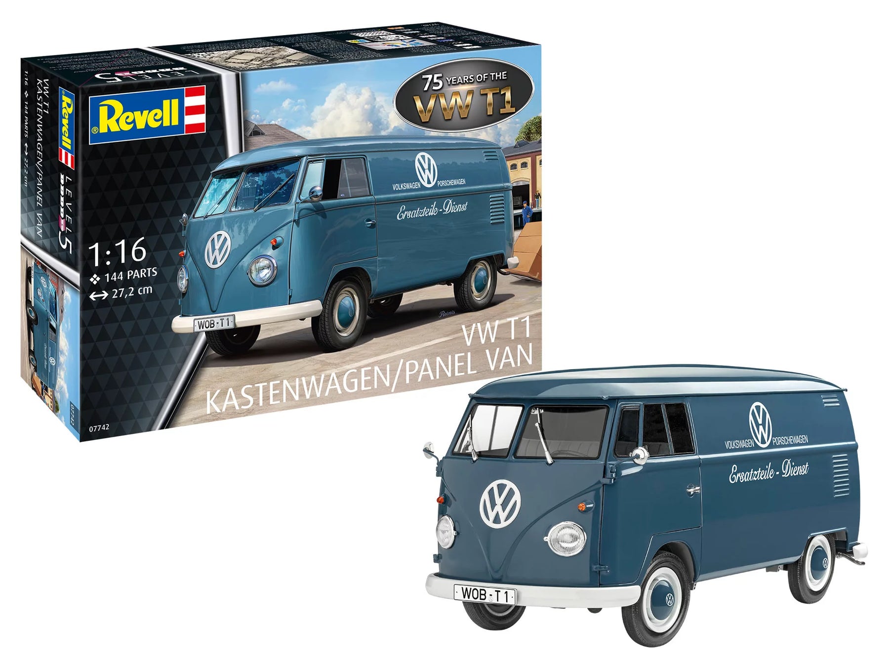VW T1 gesloten bestelwagen - 75 jaar VW T1