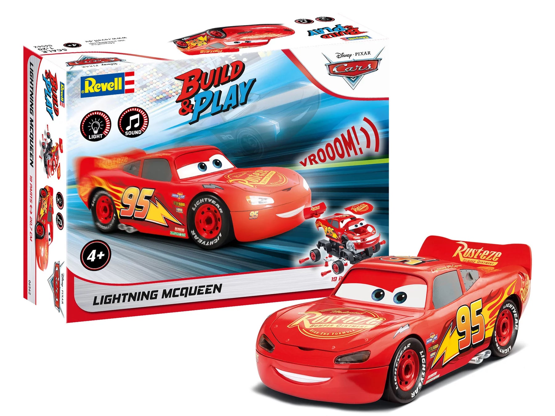 Lightning McQueen Disney Cars car with light sound