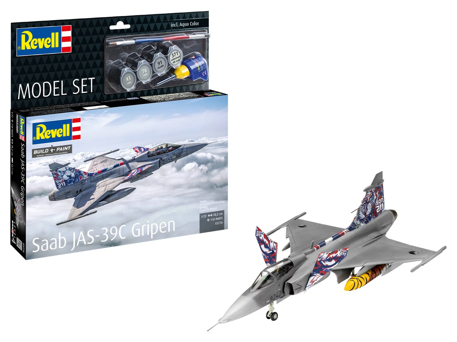 Model Set Saab JAS-39C Gripen