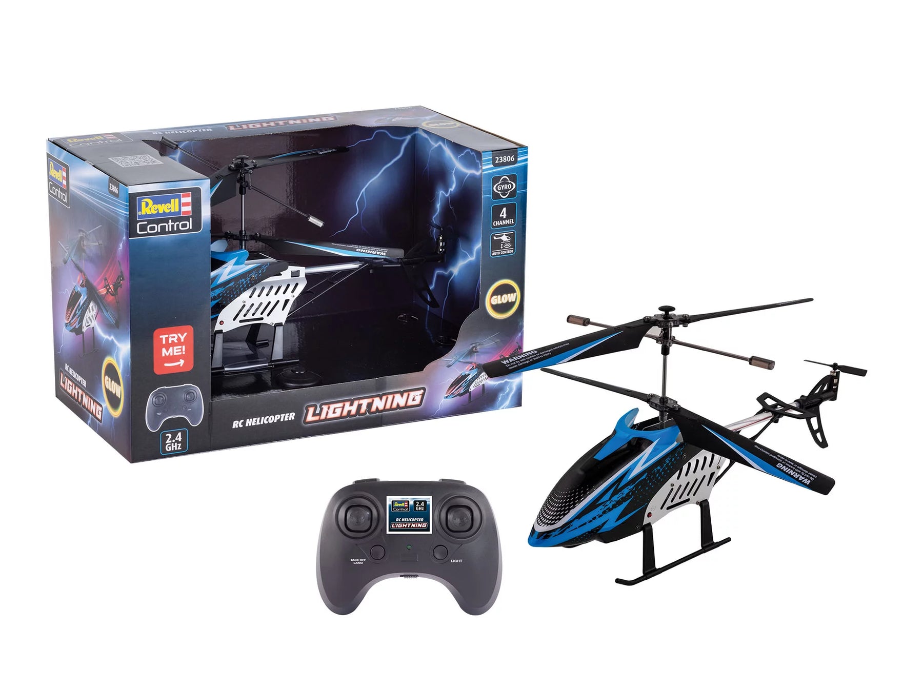 RC Helicopter Lightning, blue