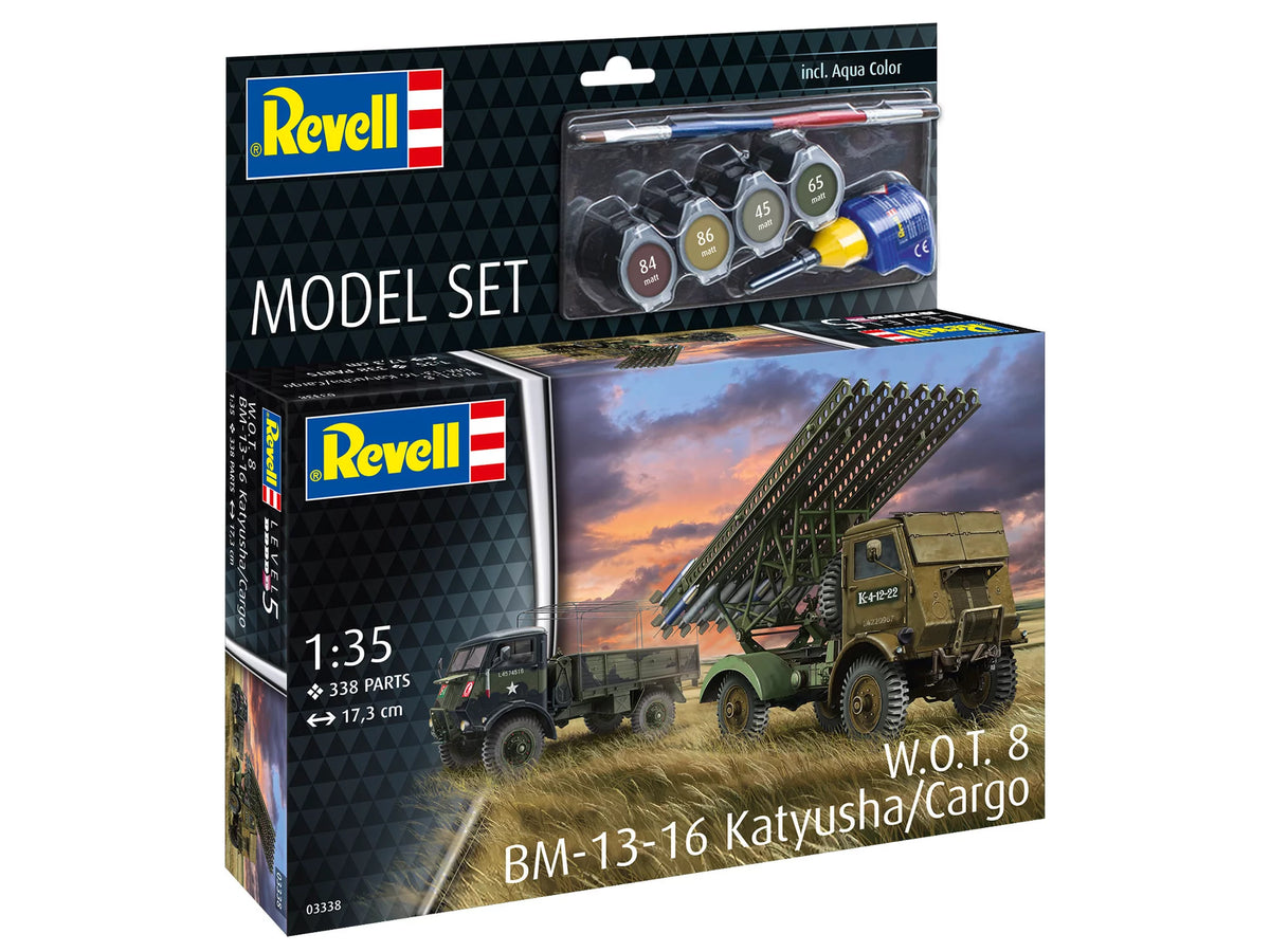 Modelset W.O.T. 8 BM-13-16 Katyusha-vracht