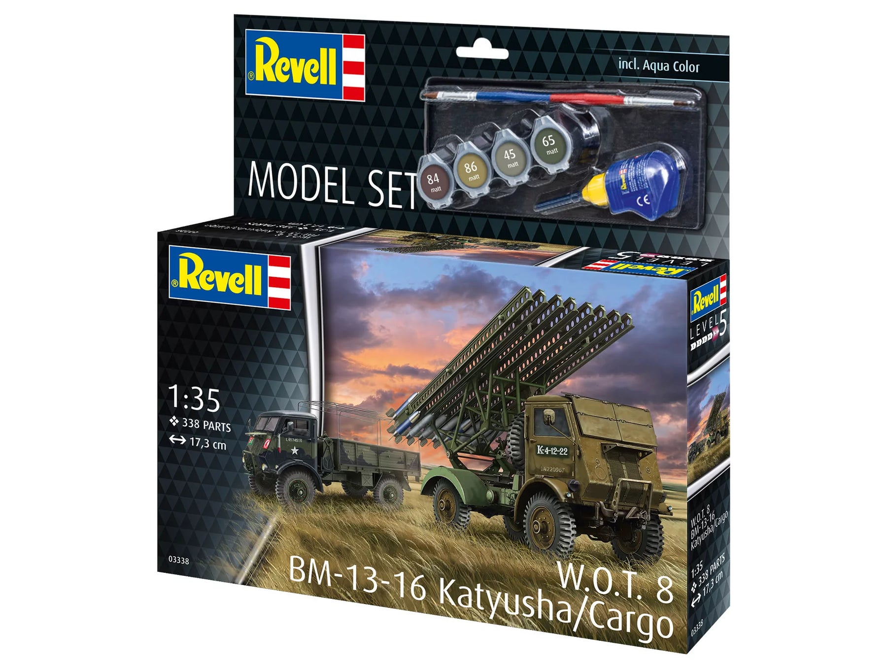 Model Set W.O.T. 8 BM-13-16 Katyusha-Cargo