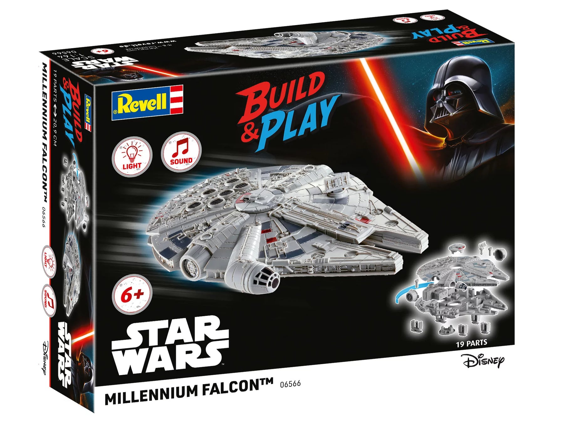 Millennium Falcon (Light-Sound): Build - Play