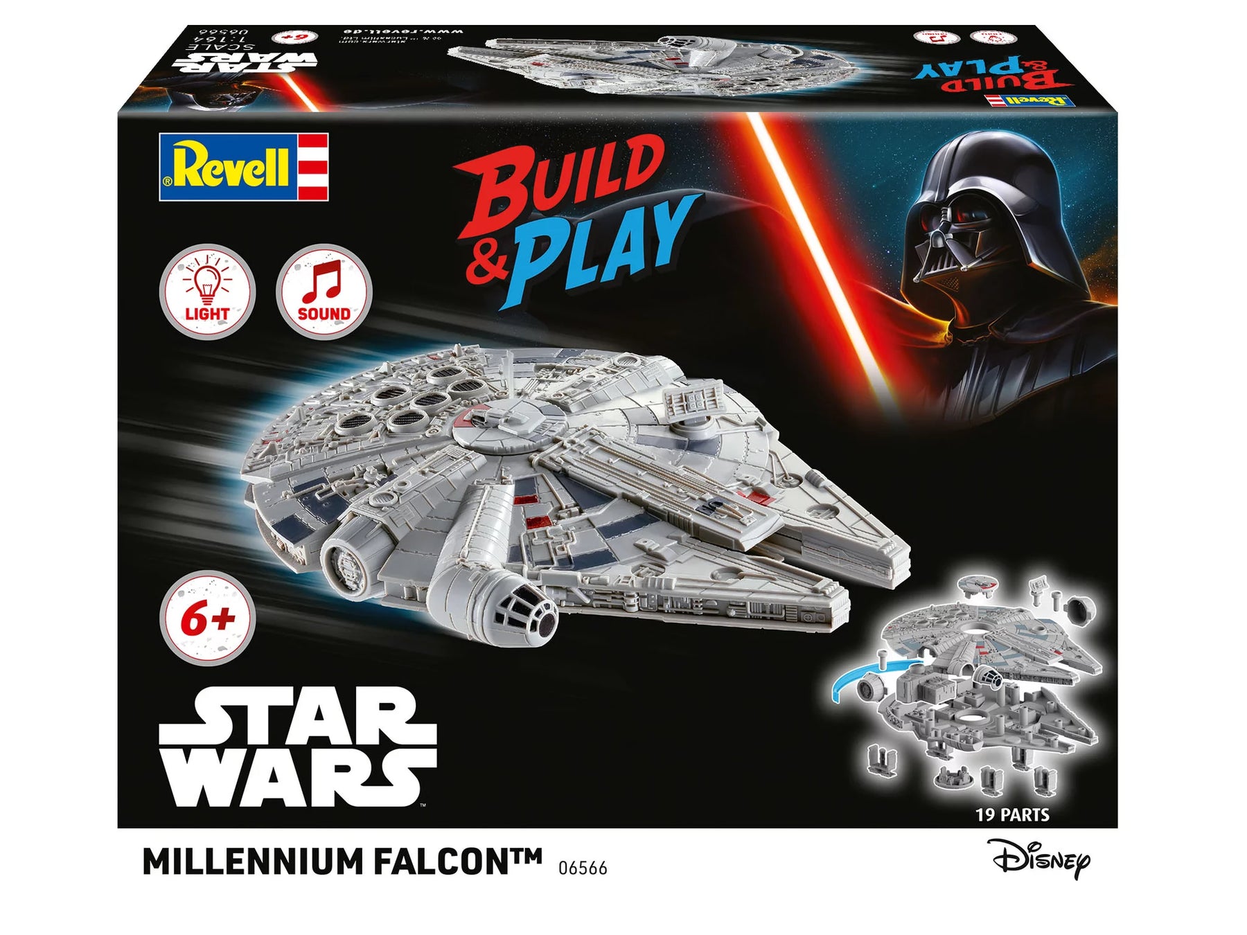 Millennium Falcon (Light-Sound): Build - Play