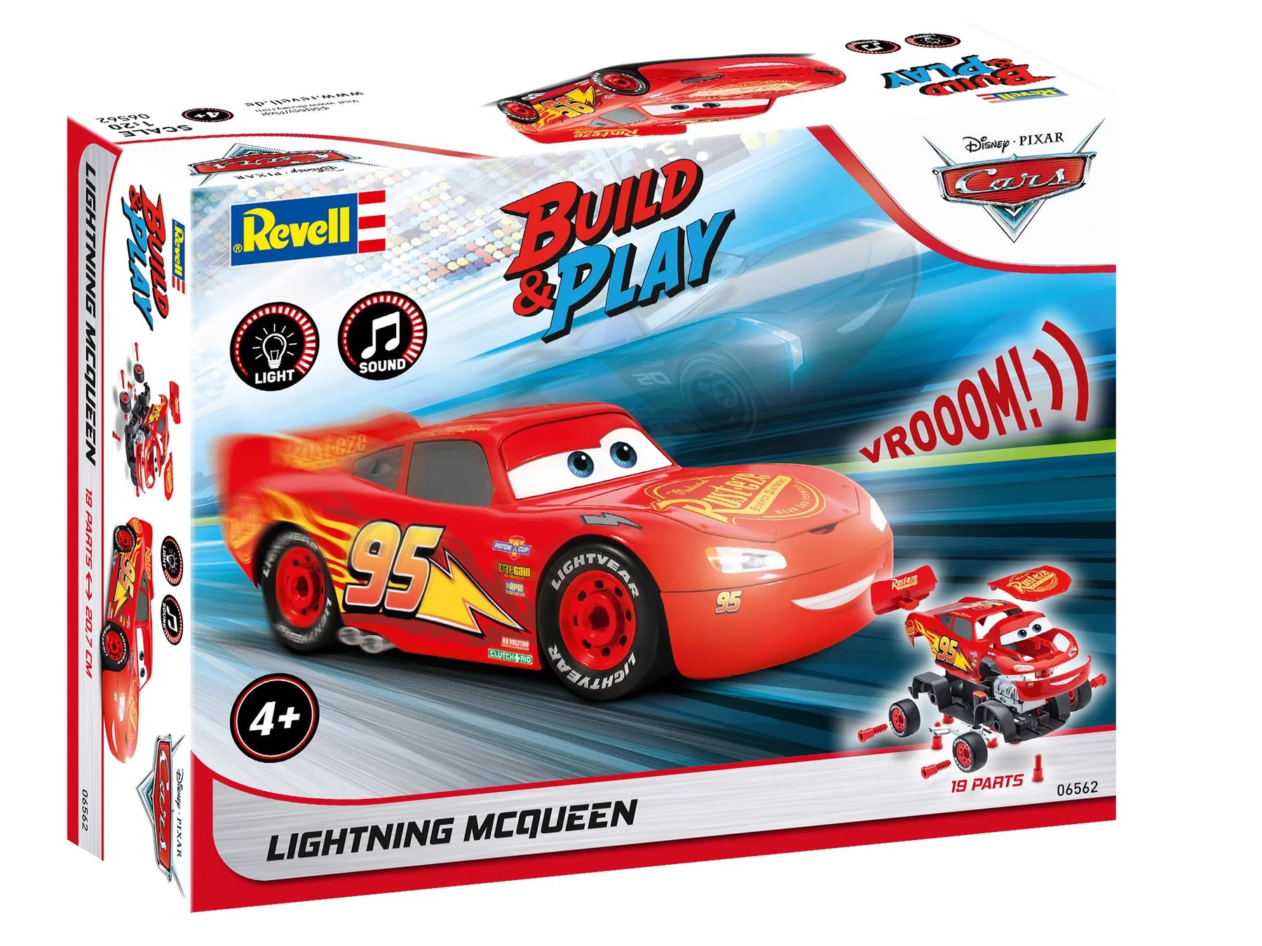 Lightning McQueen Disney-Cars Auto mit Licht-Sound