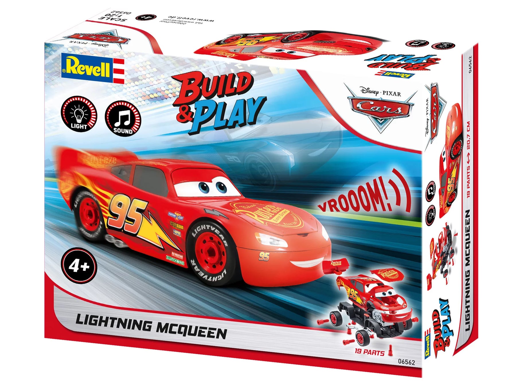 Lightning McQueen Disney-Cars Auto mit Licht-Sound