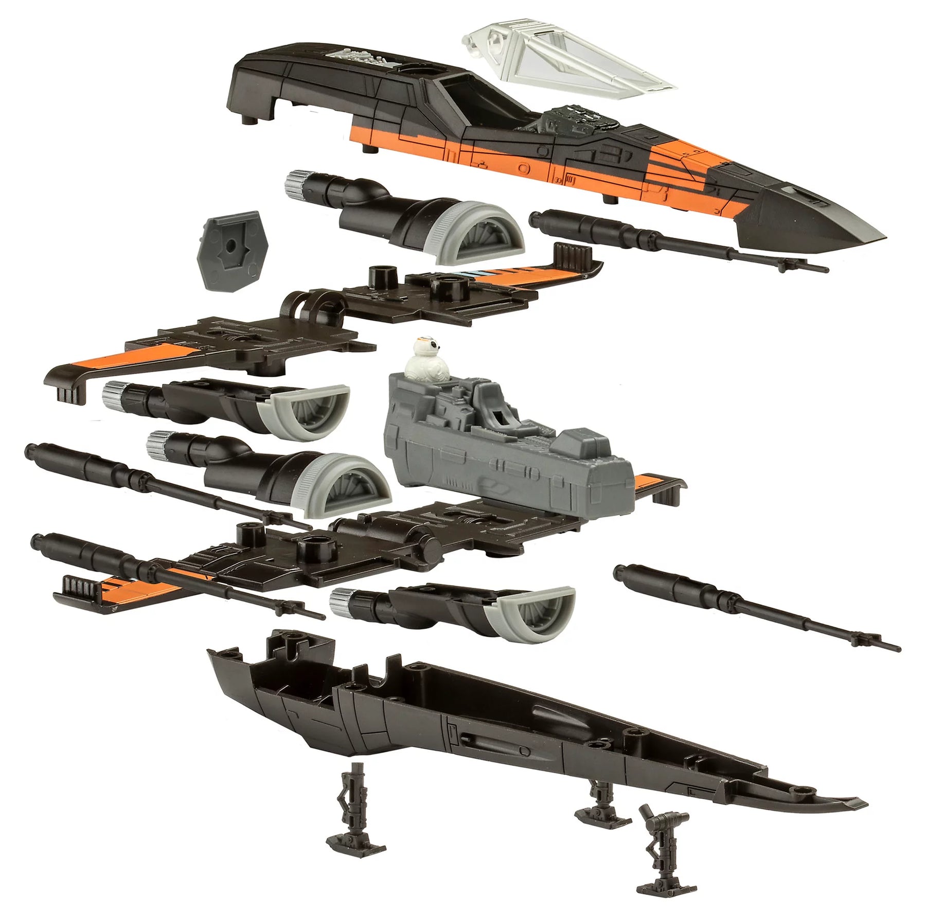 Poe's X-Wing Fighter (w-Sound): Build - Play